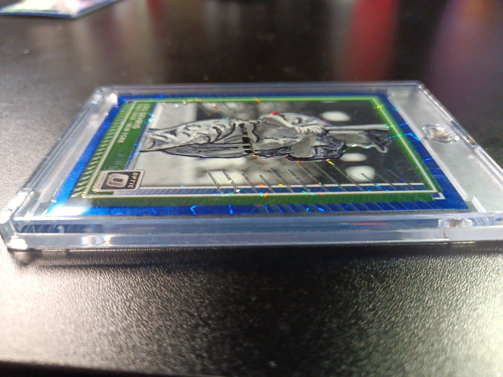 Lou Gehrig Prizm Artist Sketch Baseball Card Panini Donruss Optic