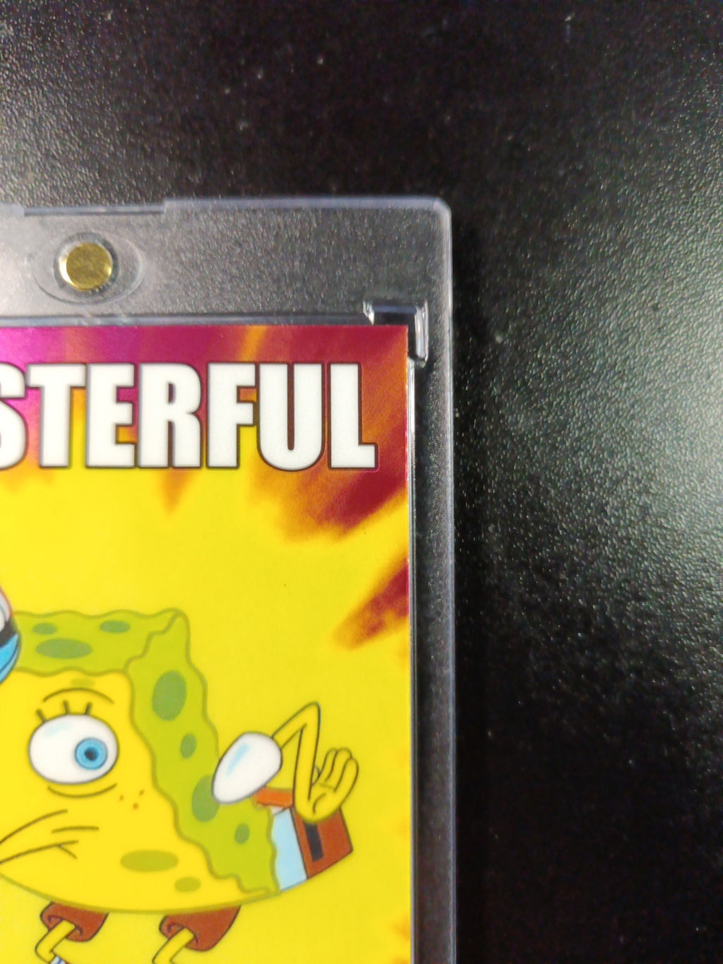 SpongeBob Masterful Memes Mocking SpongeBob Card Topps Case Hit MM-5