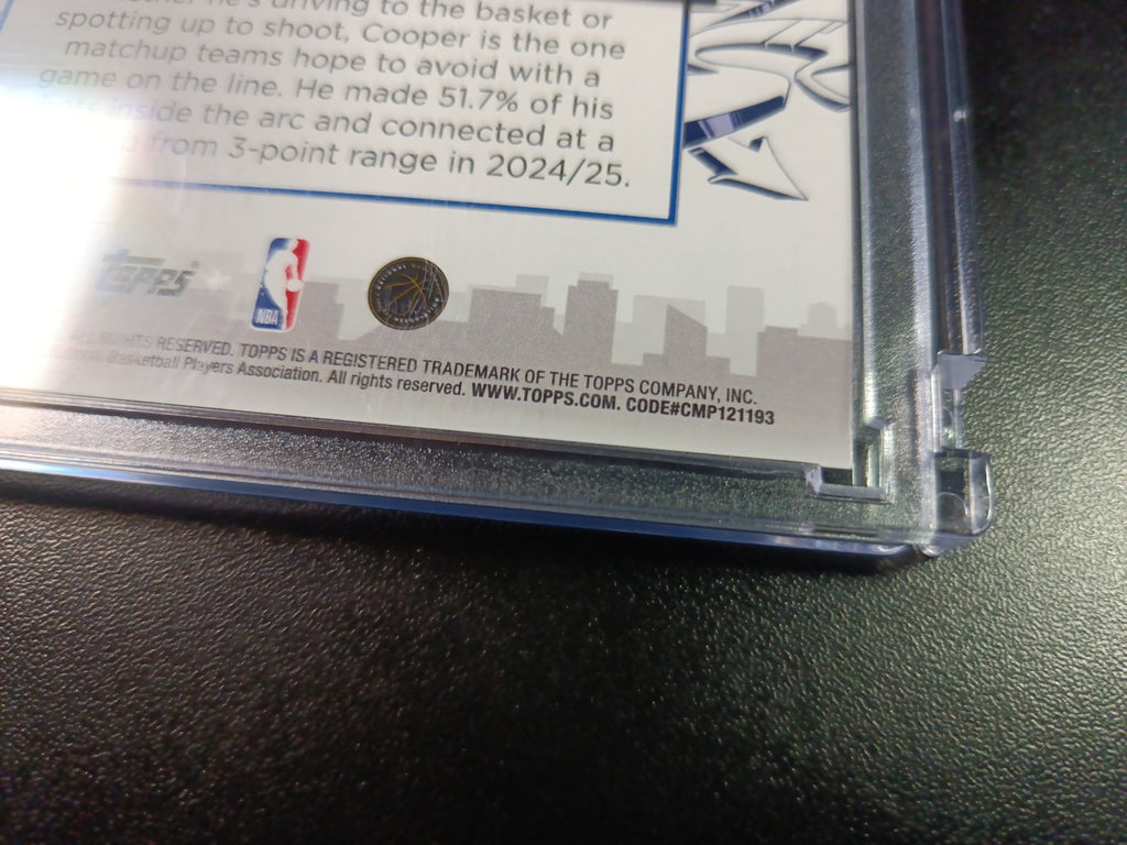 #1 Cooper Flagg Rookie Graffiti Clutch City Foil Card 2025-26 Topps Basketball