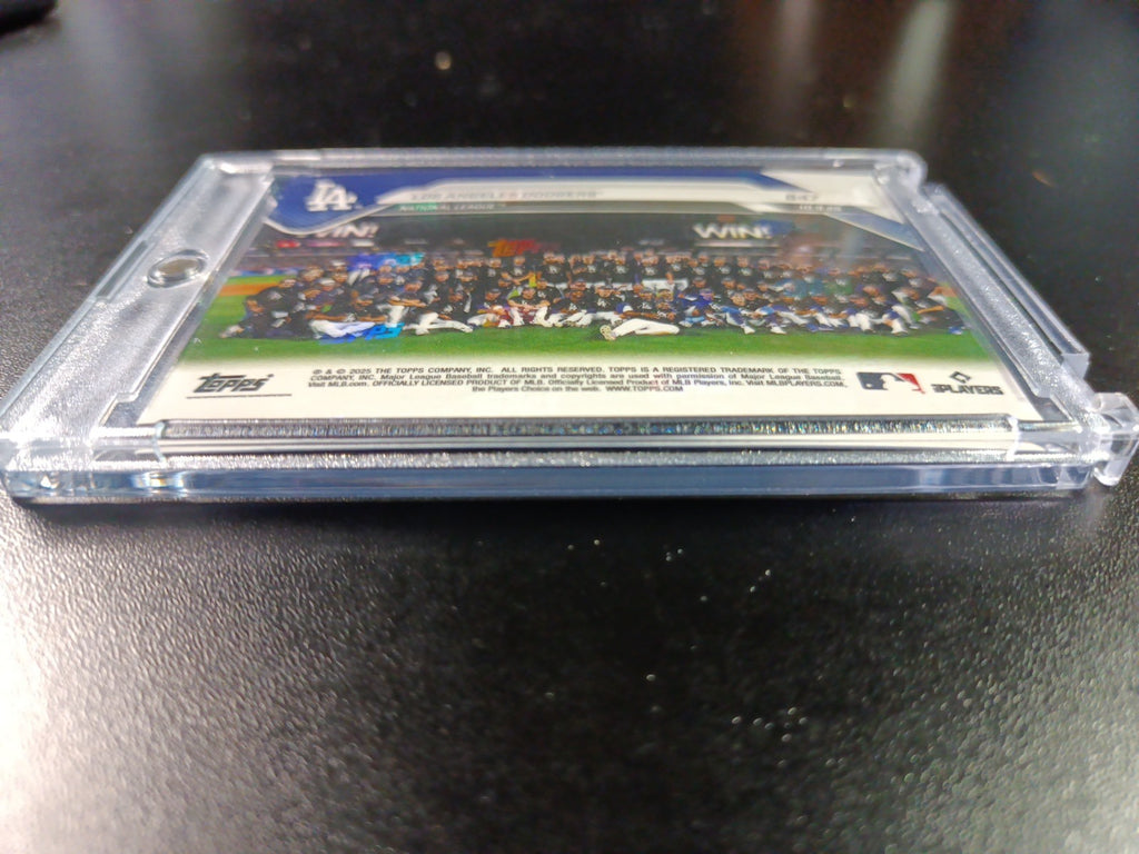 # /25 Orange Foil Topps NOW 847 Dodgers To World Series Case Hit Card Ohtani