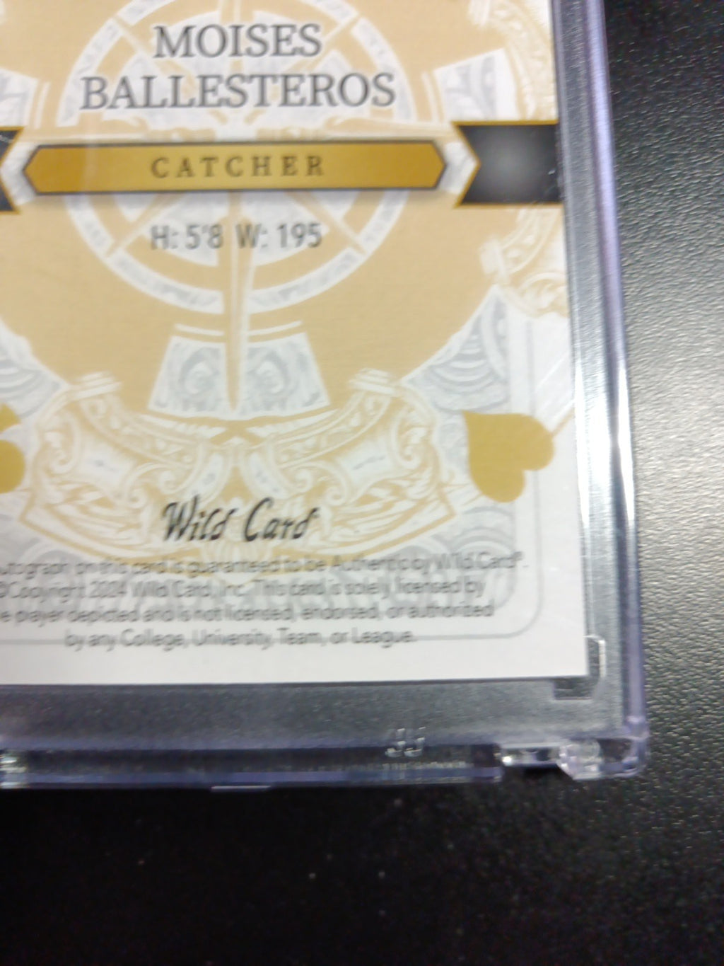 # 1/1 Autograph Moises Ballesteros Rookie Baseball Card Disco Prizm Refractor