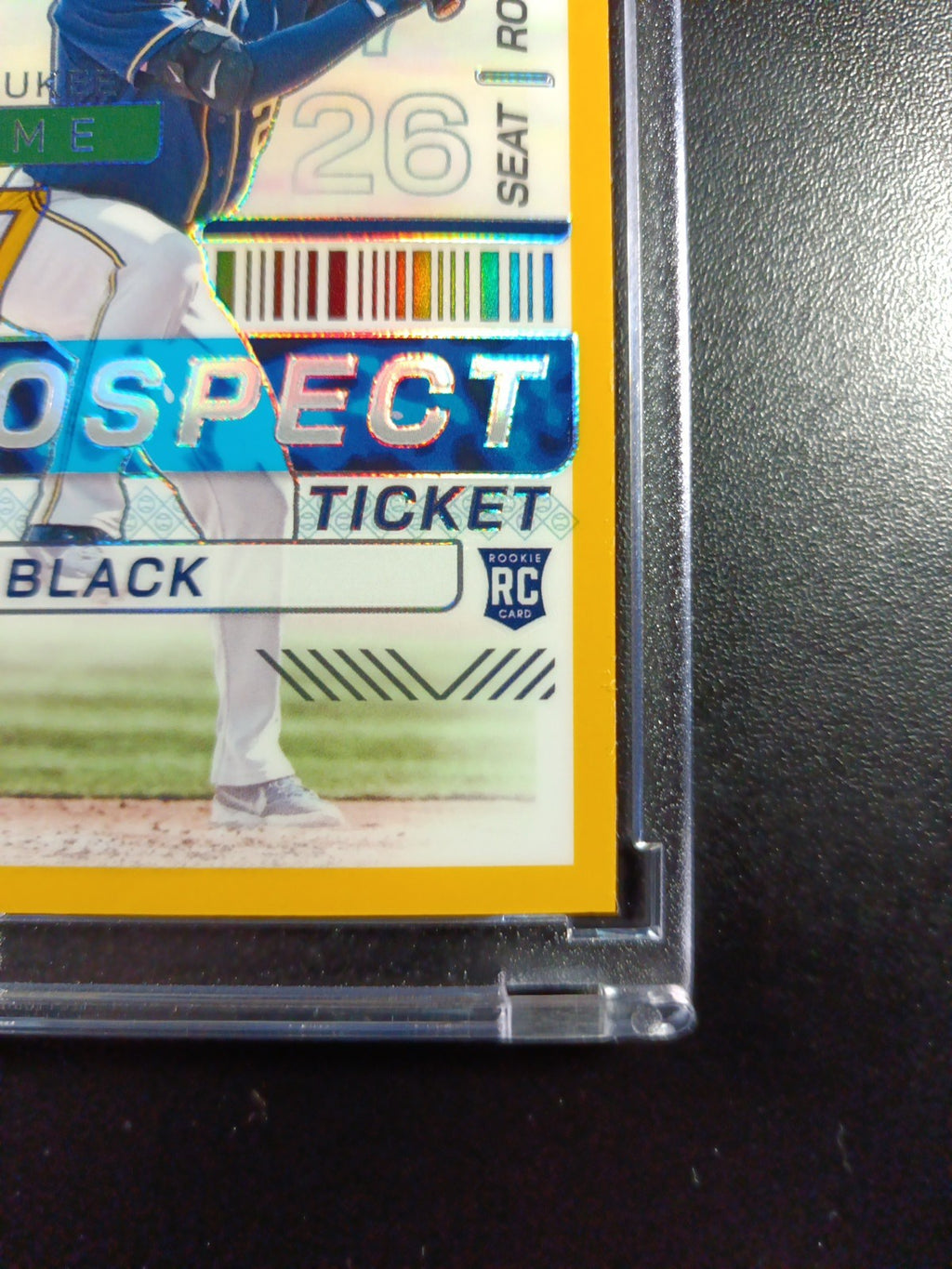 Tyler Black # /10 Panini Prospects Gold Prizm Refractor Baseball Card MLB