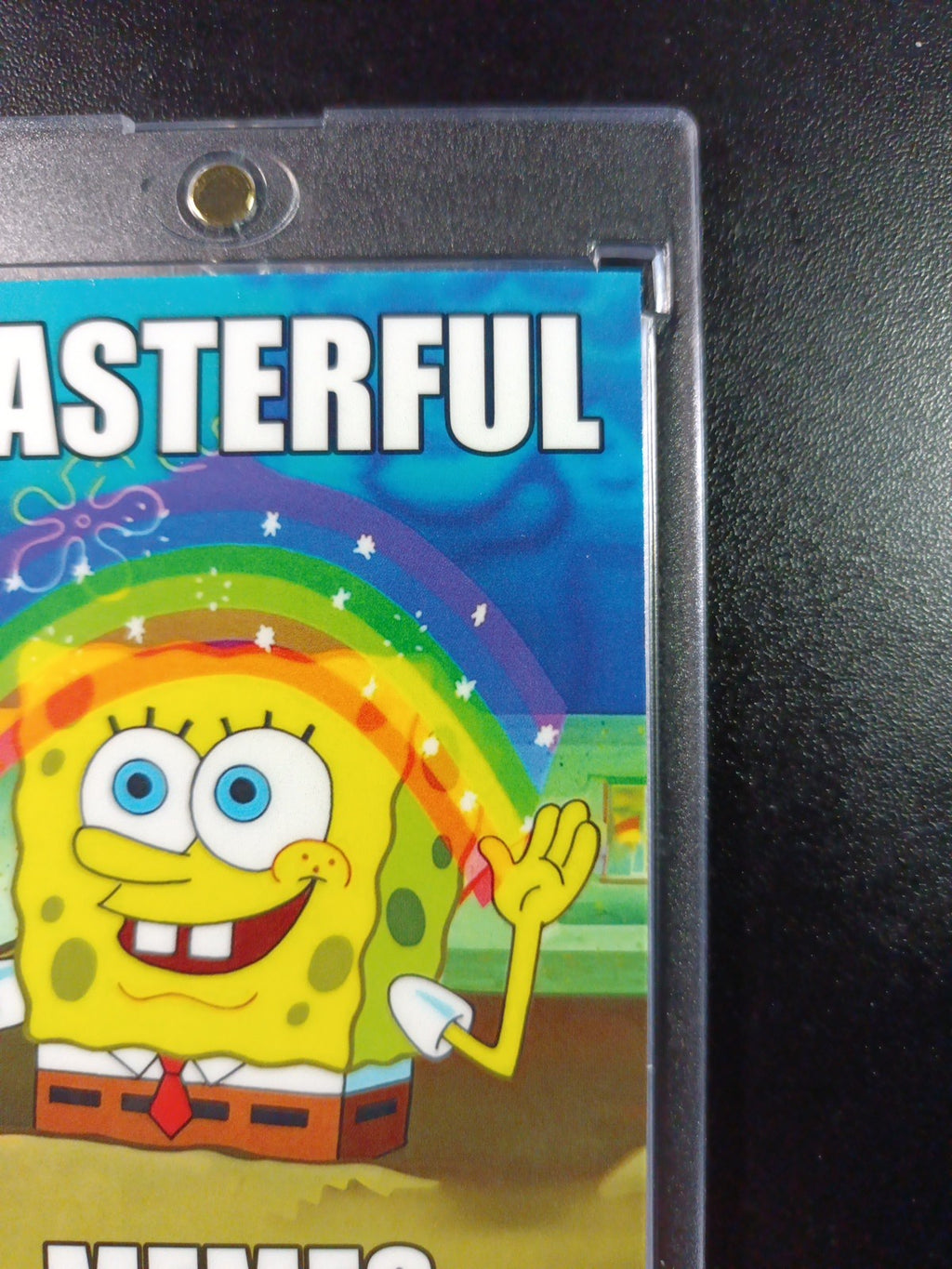 SpongeBob Masterful Memes Imaginaaation pongeBob Card Topps Case Hit MM-4