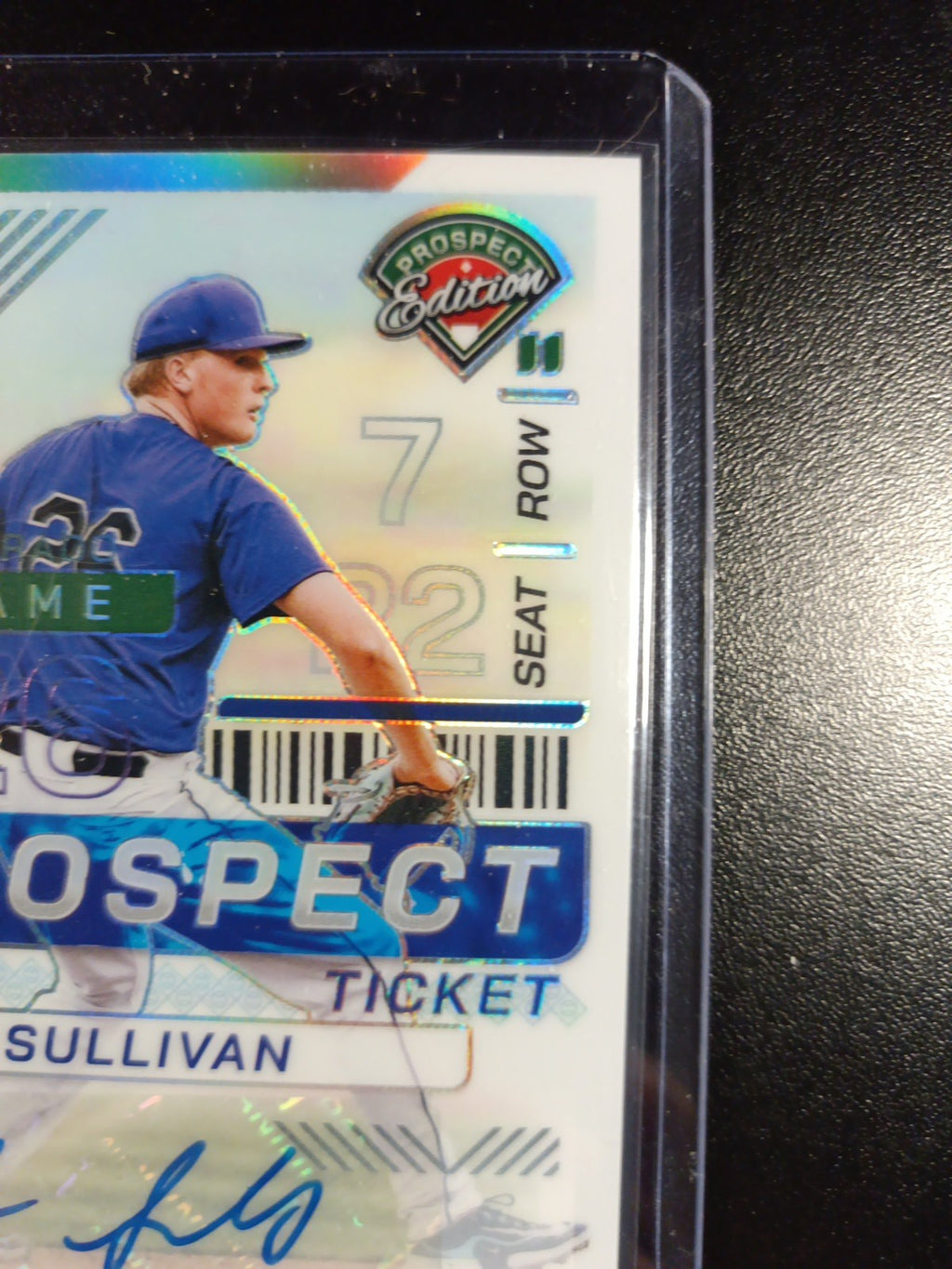 Autograph Sean Sullivan Colorado Rockies Rookie Prizm Baseball Card Panini
