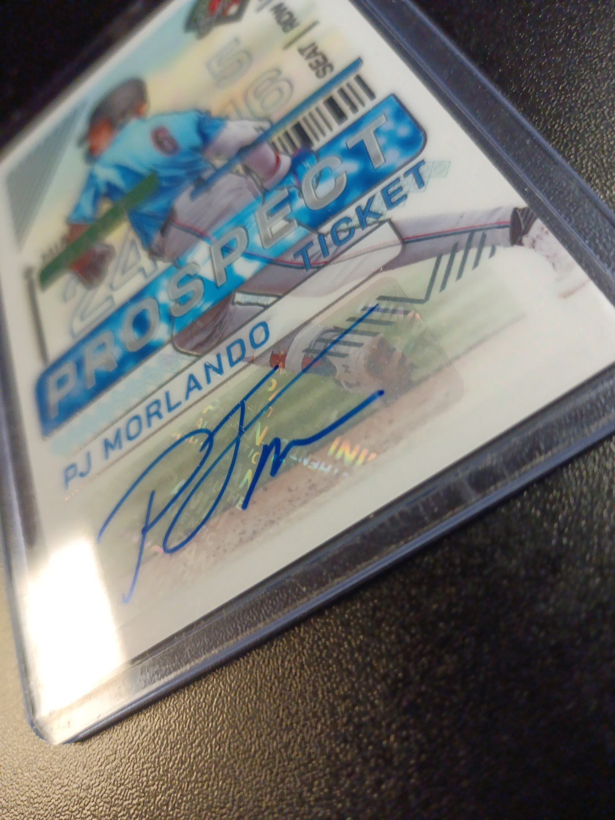 Autograph PJ Morlando Miami Marlins Rookie Baseball Card Panini Prospects 2024