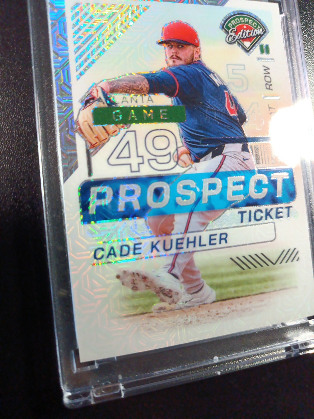 Cade Kuehler # /25 Rare Rookie Atlanta Mojo Prizm Baseball Card MLB