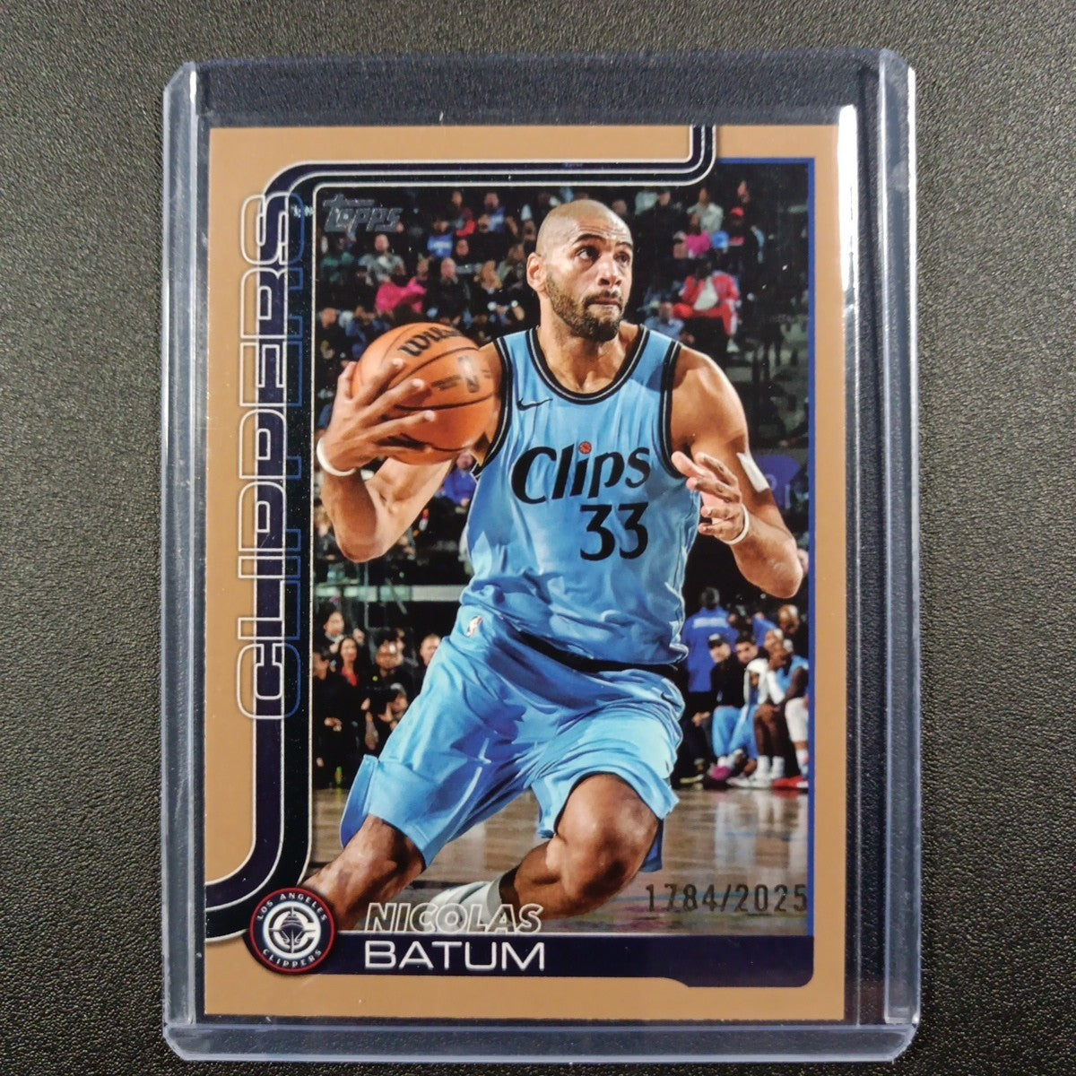 # /2025 Gold Topps Basketball 2025-26 Card Nicolas Batum 1784/2025 Case Hit