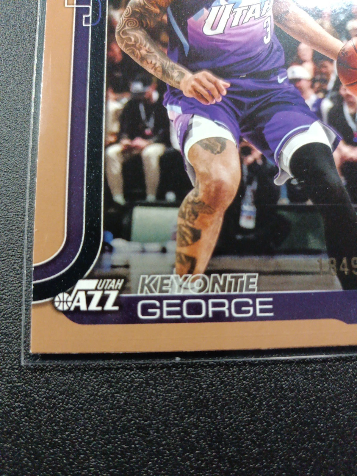 # /2025 Gold Topps Basketball 2025-26 Card Keyonte George 1849/2025 Case Hit