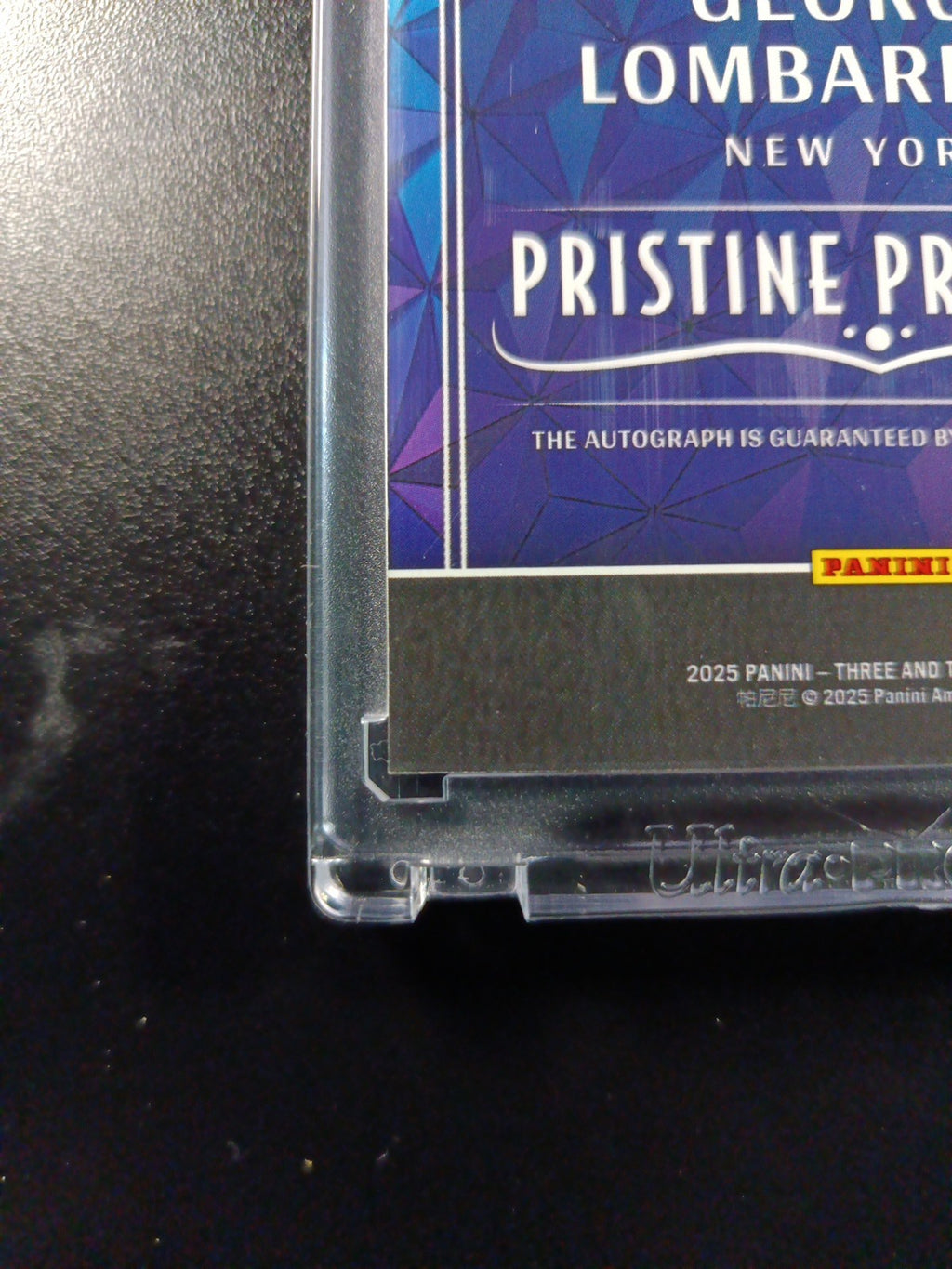 Autograph George Lombard Jr # 2/10 Gold Foil Panini W/ Case Yankees Rookie  /10