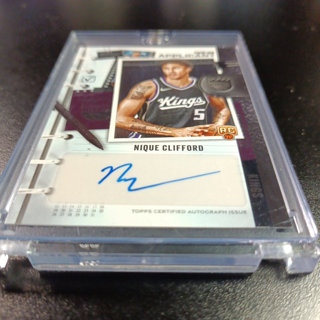 Rookie Autograph Nique Clifford New Applicant Card 2025-26 Topps Basketball NBA