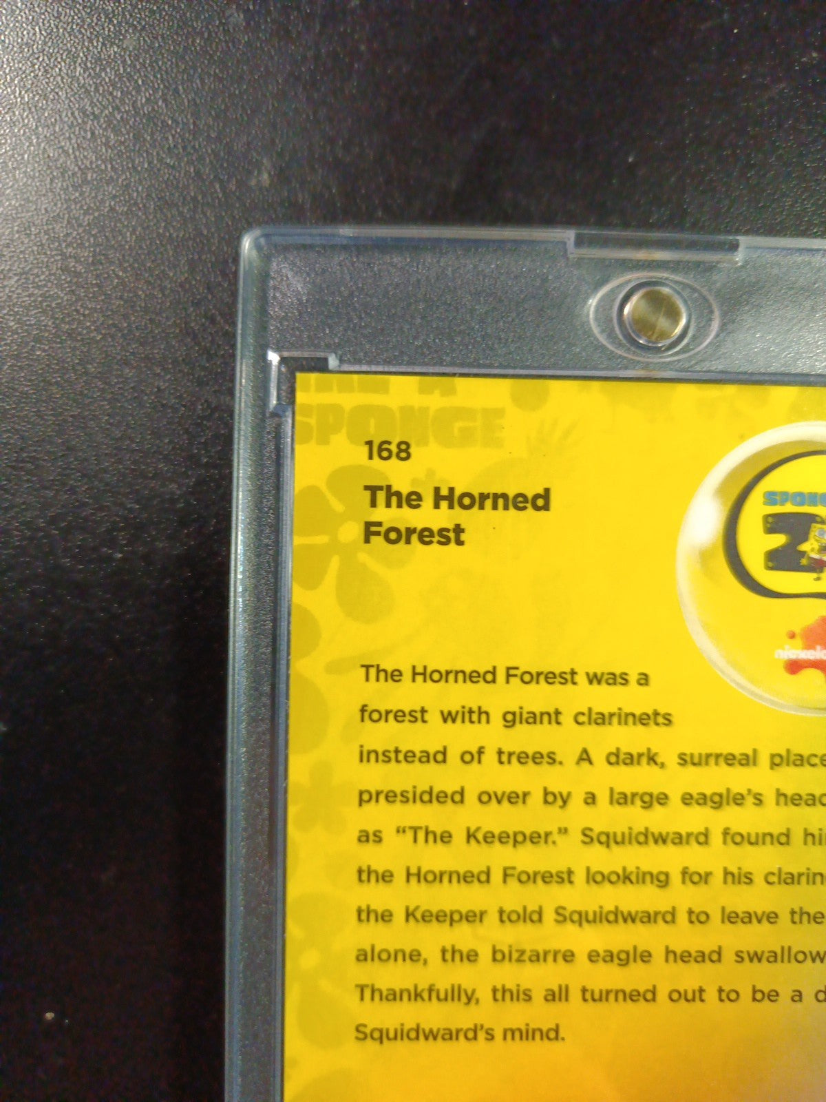 SpongeBob # 2/99 Blue Bubblefractor Wave The Horned Forest Card Topps Chrome /99