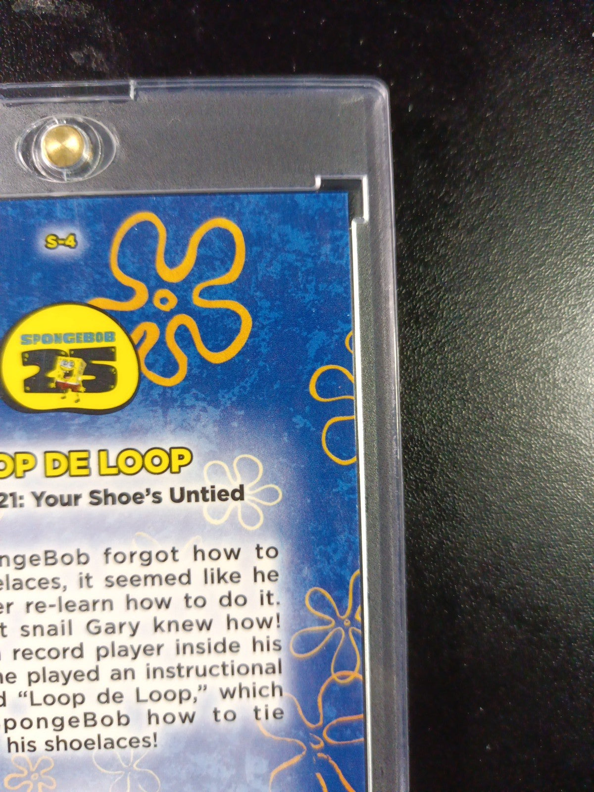 SpongeBob 3/50 Gold Refractor Loop De Loop Song Card Topps Chrome /50