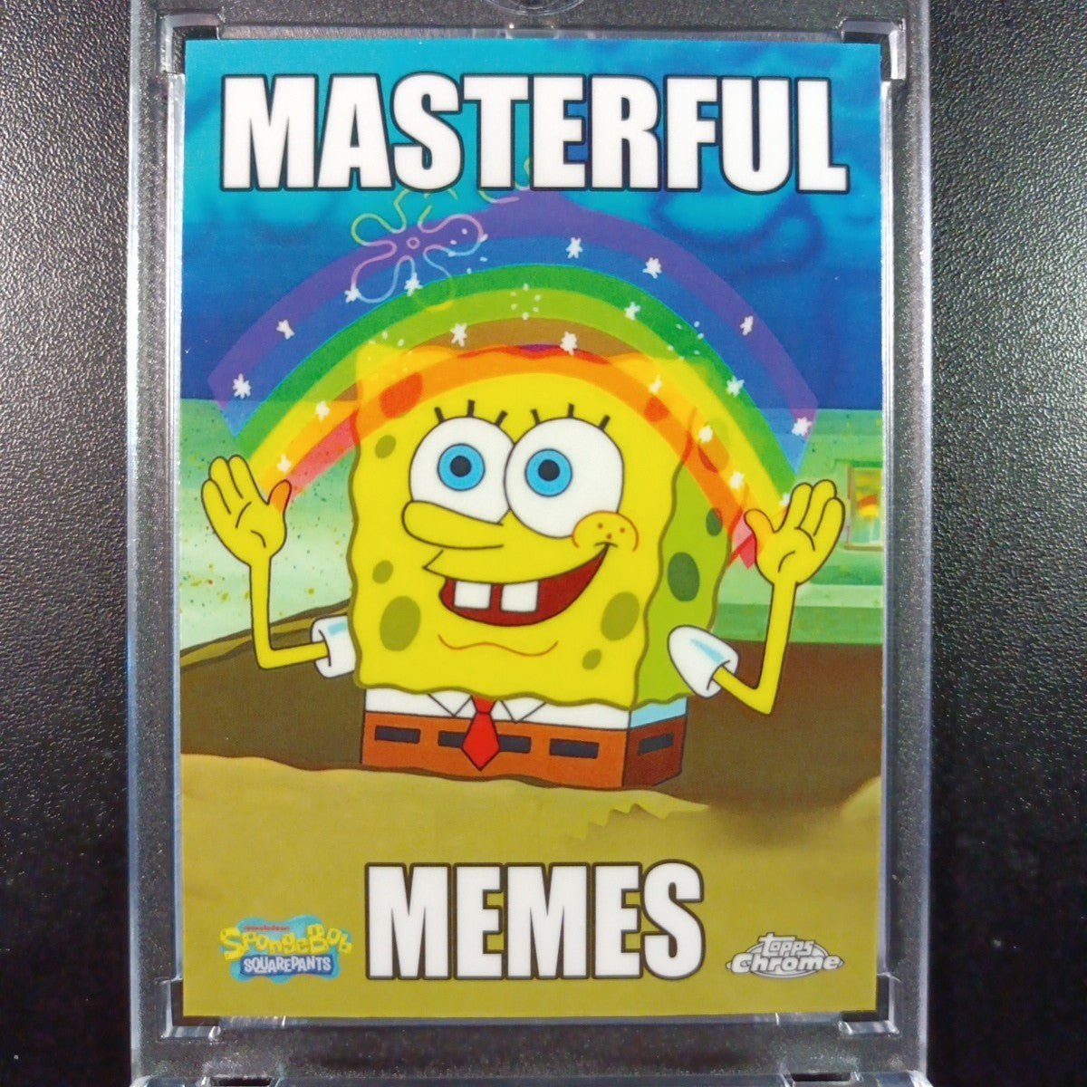 SpongeBob Masterful Memes Imaginaaation pongeBob Card Topps Case Hit MM-4
