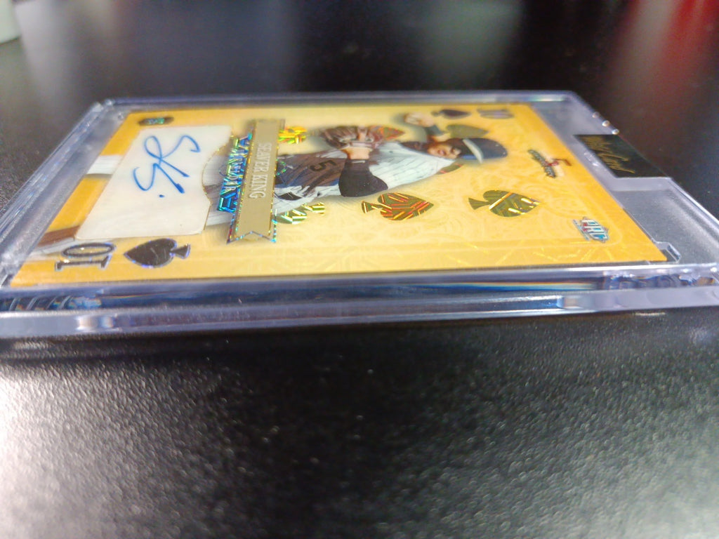 # 1/1 Autograph Seaver Kings Gold Mojo Prizm Refractor Rookie Baseball Wild Card