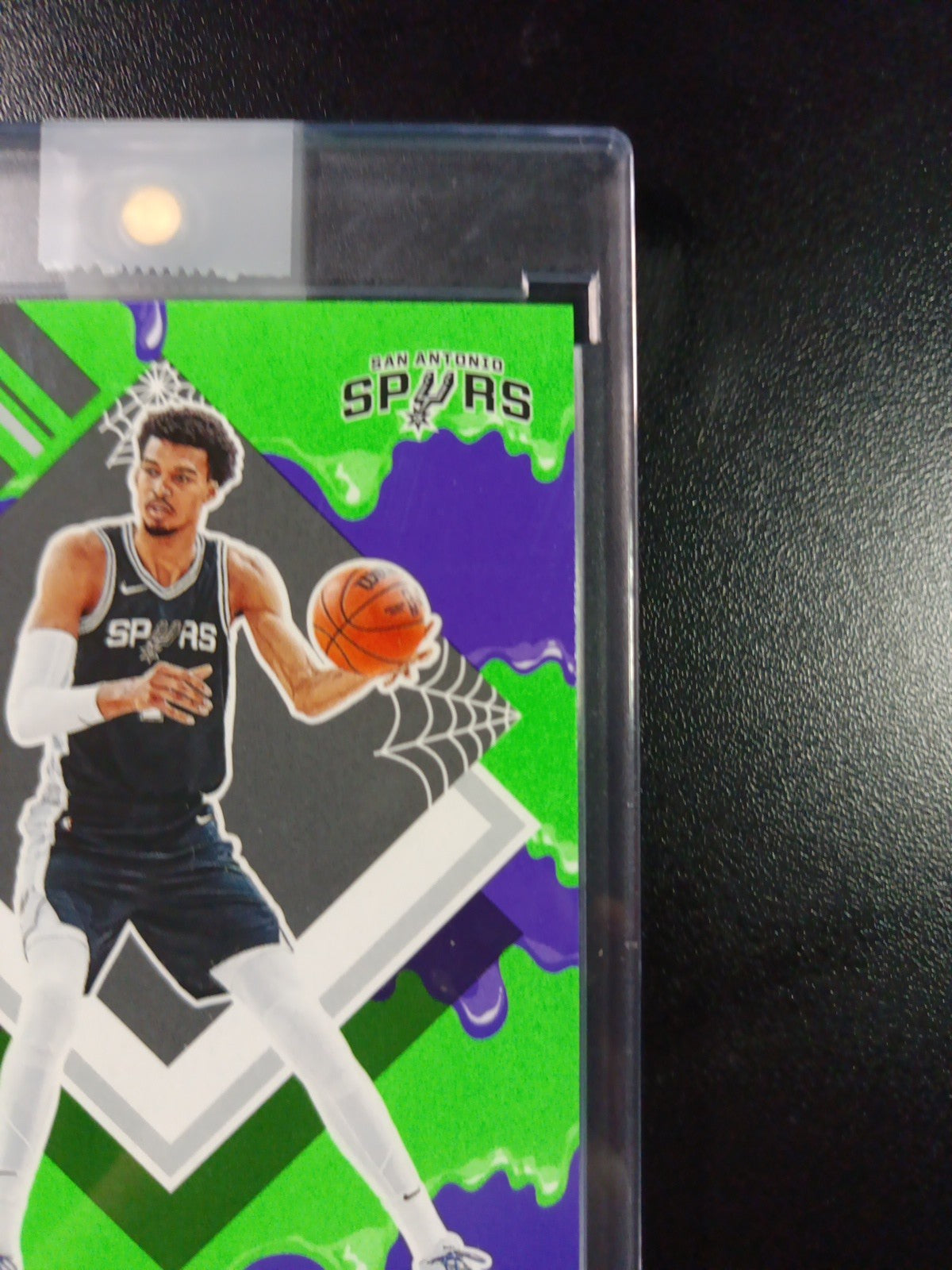 Green Slime Wembanyama NBA Haunted Hoops Panini 2024-25 Basketball Card Spurs 