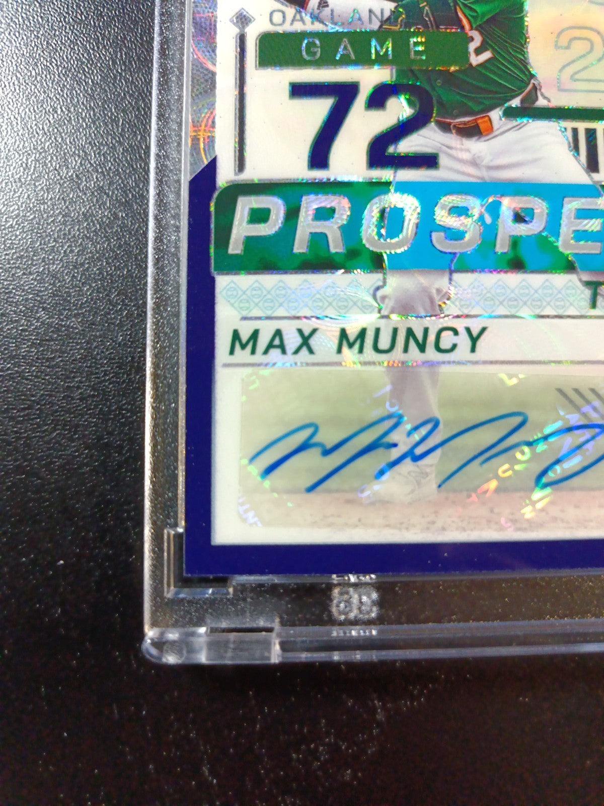 # /49 Error Card Autograph Dodgers Max Muncy Rookie World Series Baseball Card