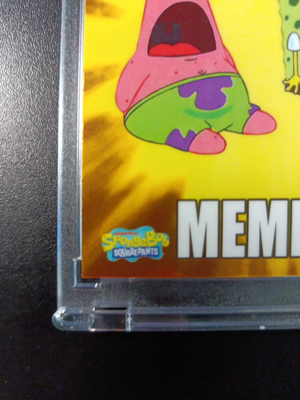 SpongeBob Masterful Memes Surprised Patrick & SpongeBob Card Topps Case Hit MM-7