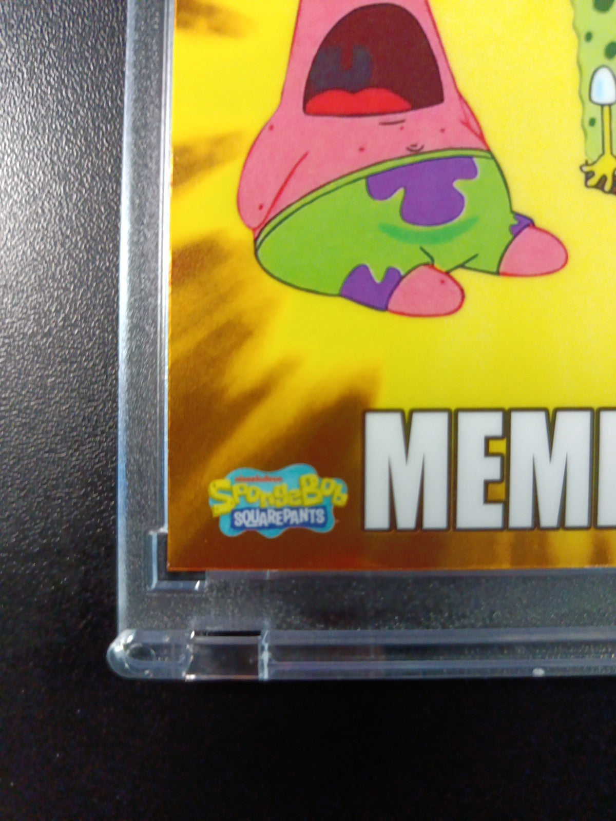 SpongeBob Masterful Memes Surprised Patrick & SpongeBob Card Topps Case Hit MM-7