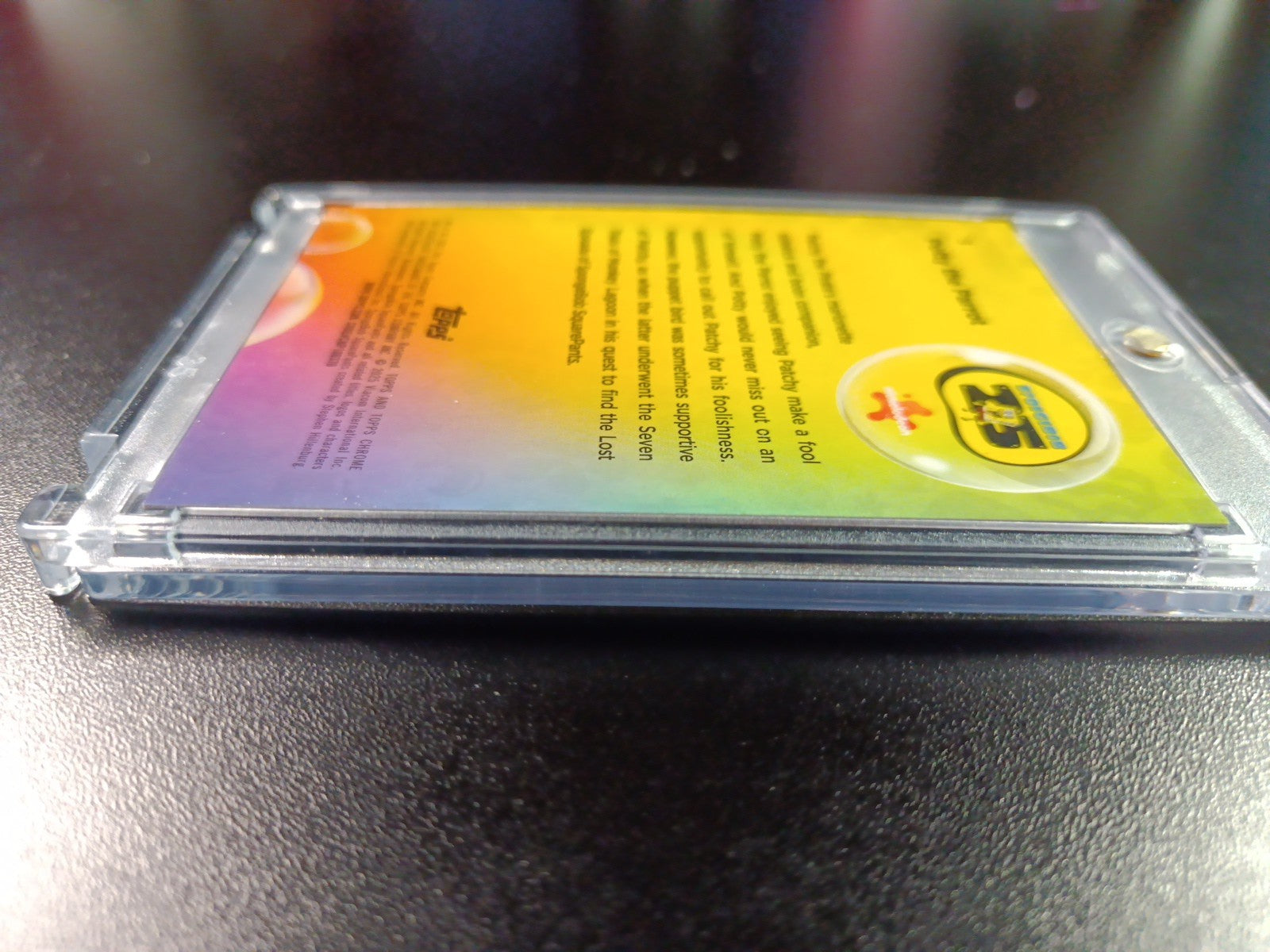 SpongeBob 63/150 Potty The Parrot Patchy The Pirate Blue Refractor Card /150