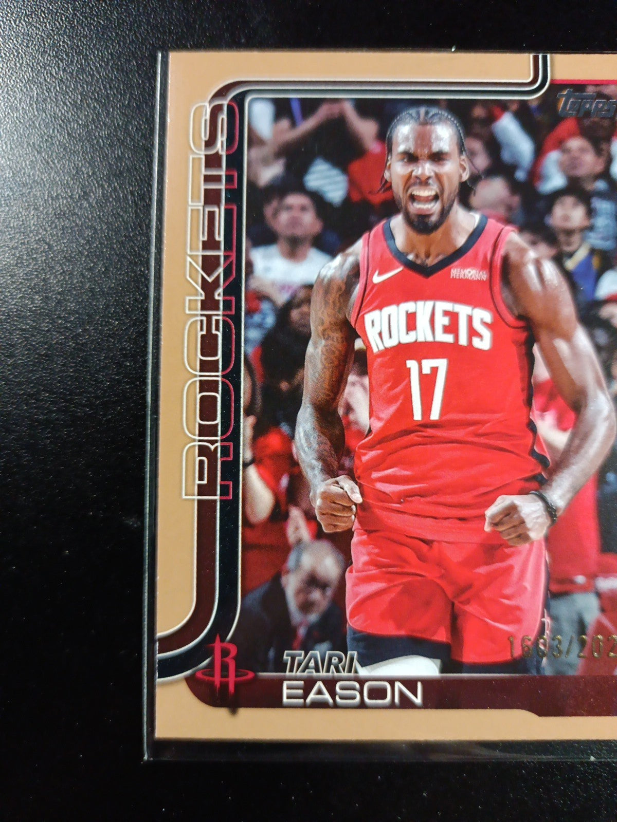 # /2025 Tari Eason Gold Card 2025-26 Topps Basketball NBA Houston Rockets