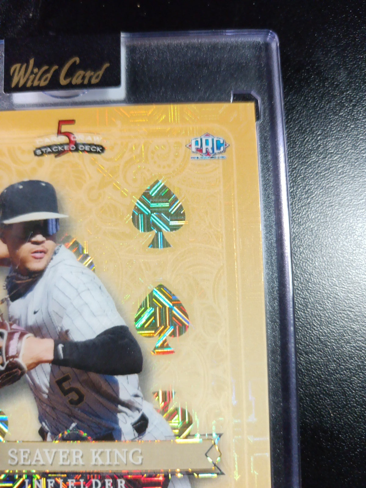 # 1/1 Autograph Seaver Kings Gold Mojo Prizm Refractor Rookie Baseball Wild Card