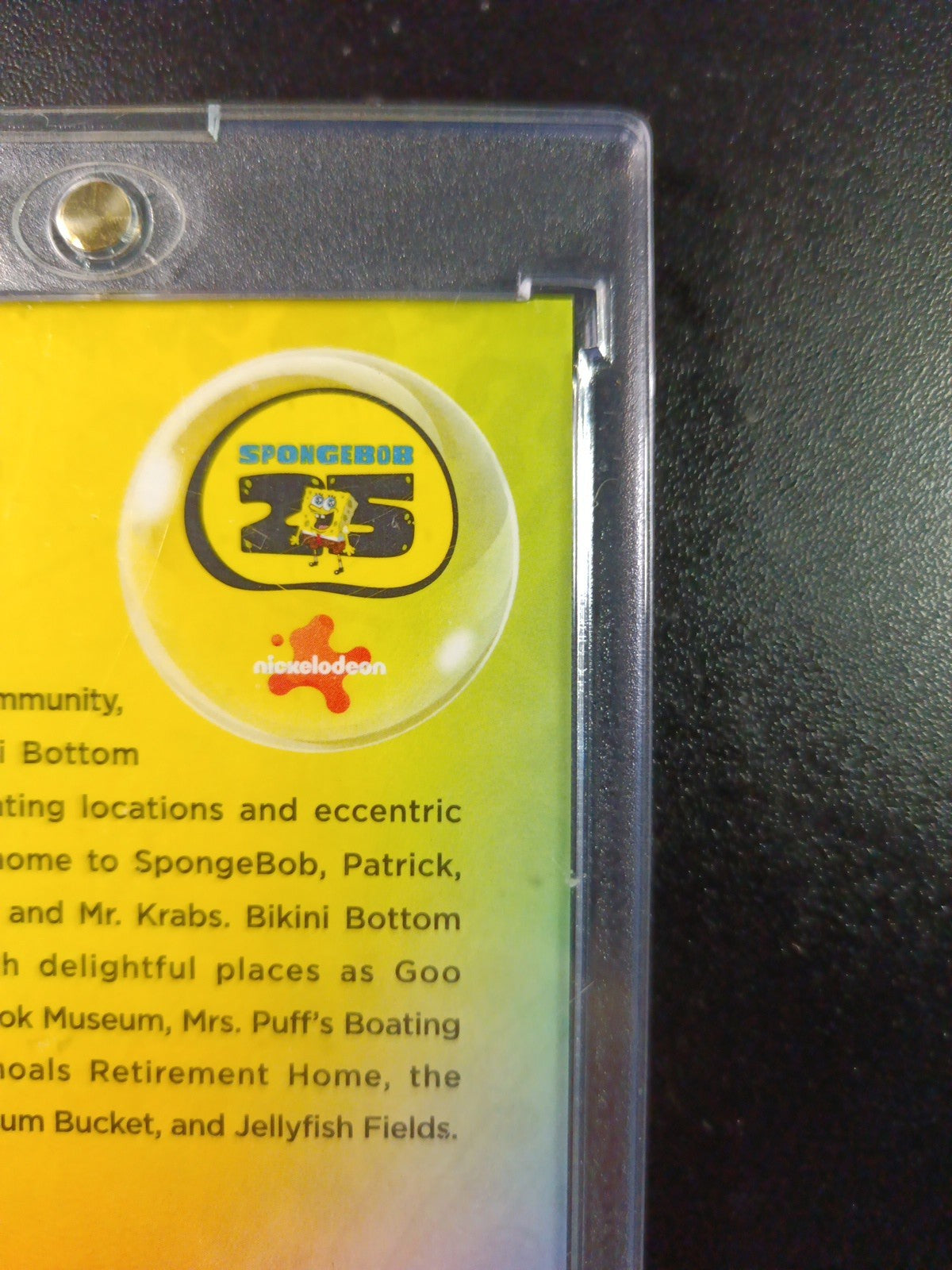 SpongeBob #3/25 Bikini Bottom Orange Refractor Card Topps Case Hit Low Number 