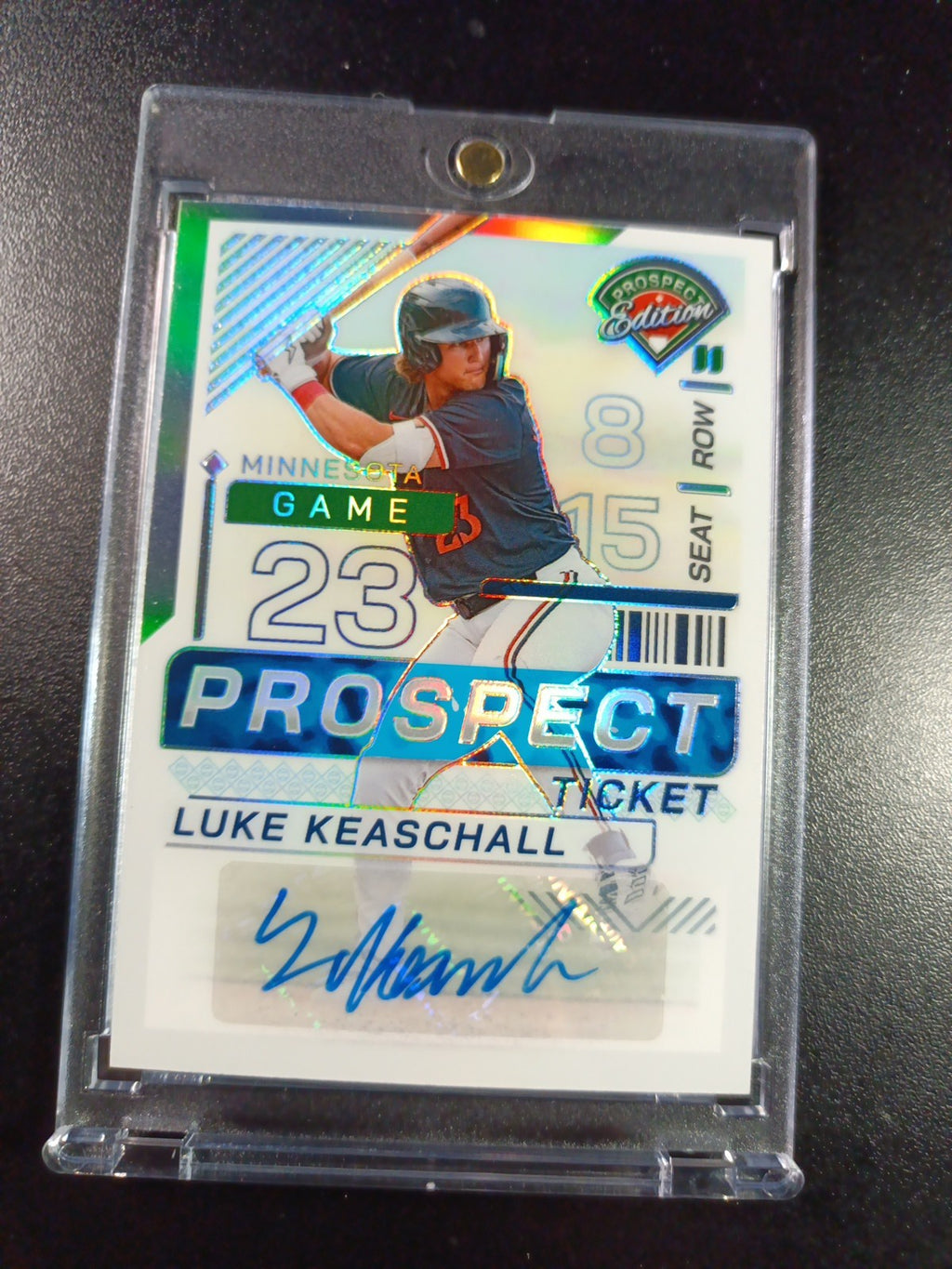 Twins Rookie Autograph Luke Keaschall Prospect Rare Baseball Card 