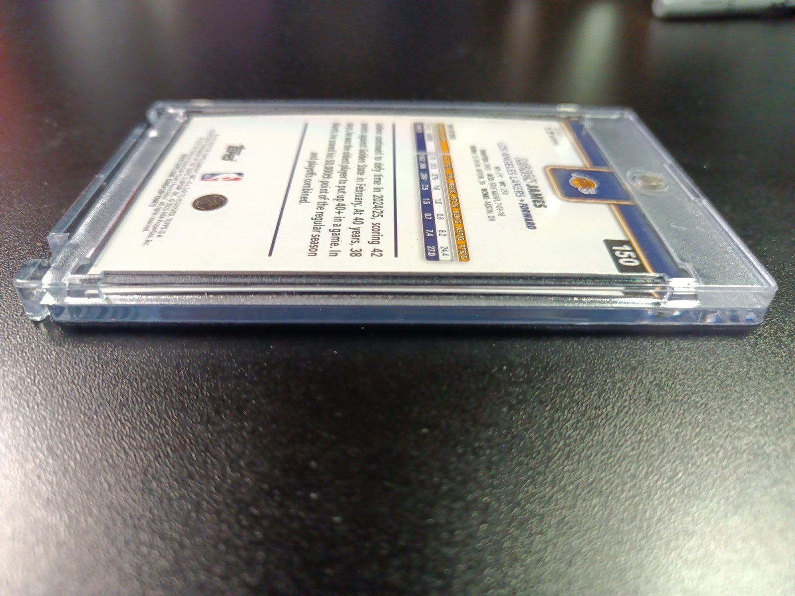 LeBron James Season Tip Off Gold Foil Card 2025-26 Topps Basketball Card Lakers