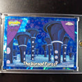SpongeBob # 2/99 Blue Bubblefractor Wave The Horned Forest Card Topps Chrome /99
