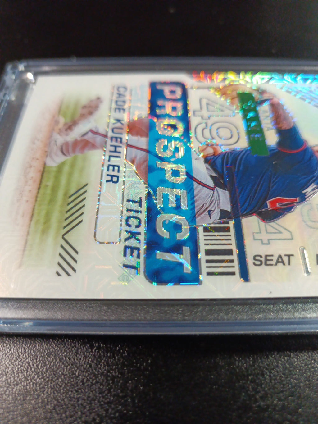 Cade Kuehler # /25 Rare Rookie Atlanta Mojo Prizm Baseball Card MLB