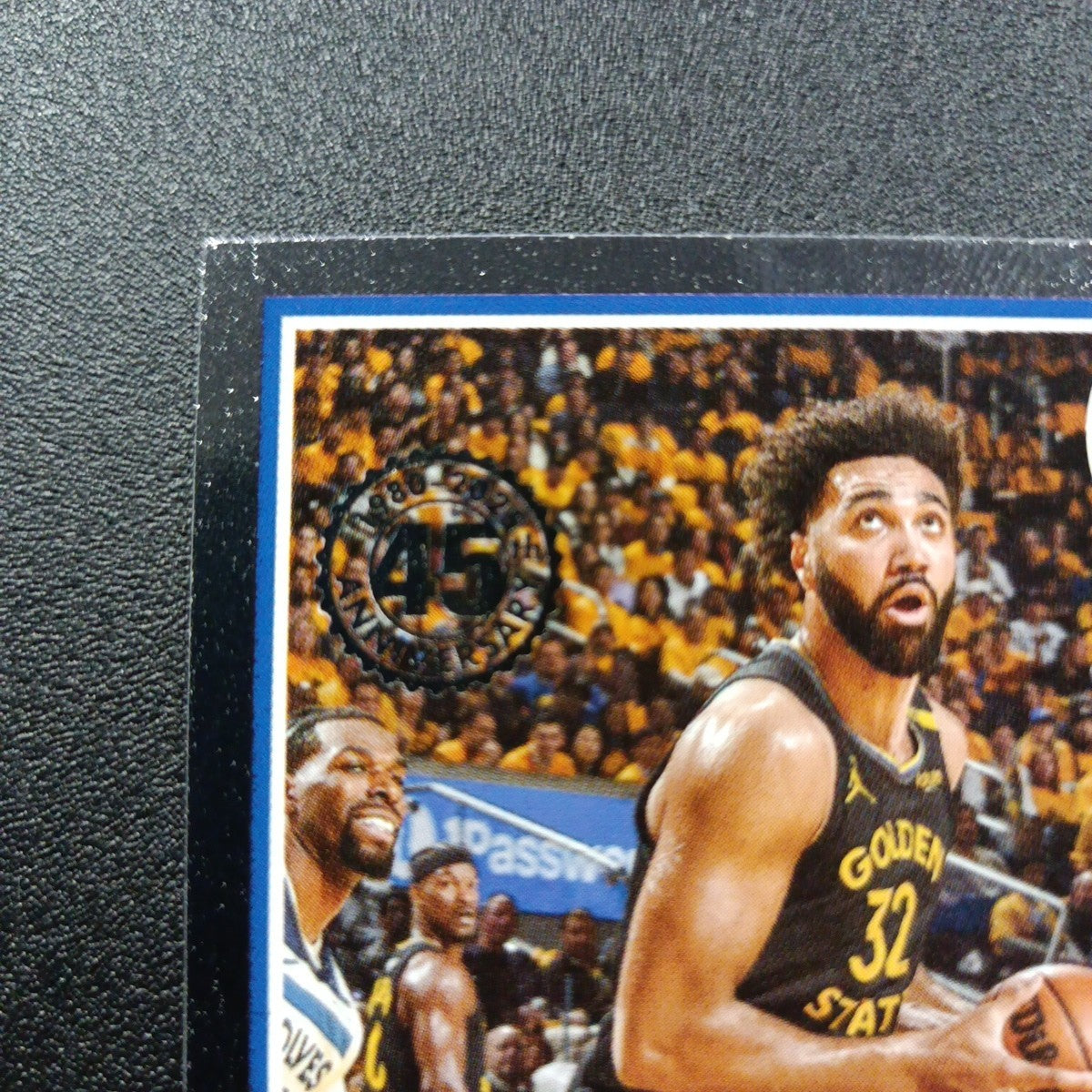 2025-26 Topps Basketball Card Trayce Jackson-Davis Silver Foil 45th Anniversary