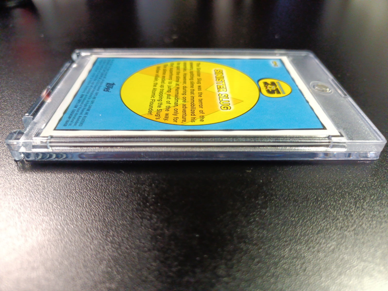 SpongeBob 29/50 Gold Refractor Sinister Slug Topps Chrome 2025 Worm Card /50