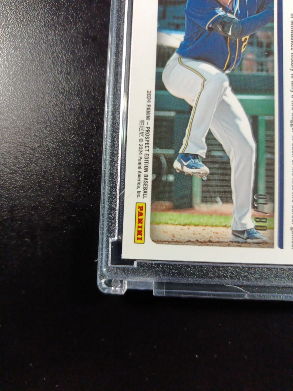 Tyler Black # /10 Panini Prospects Gold Prizm Refractor Baseball Card MLB