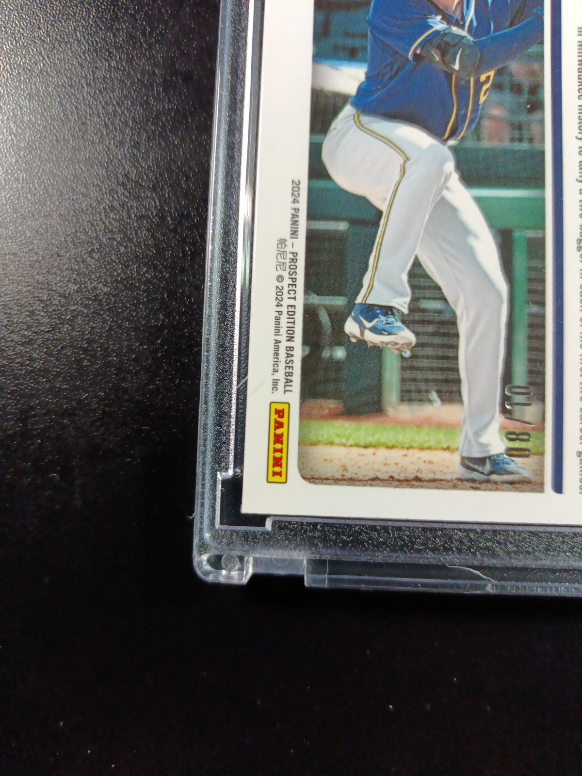 Tyler Black # /10 Panini Prospects Gold Prizm Refractor Baseball Card MLB