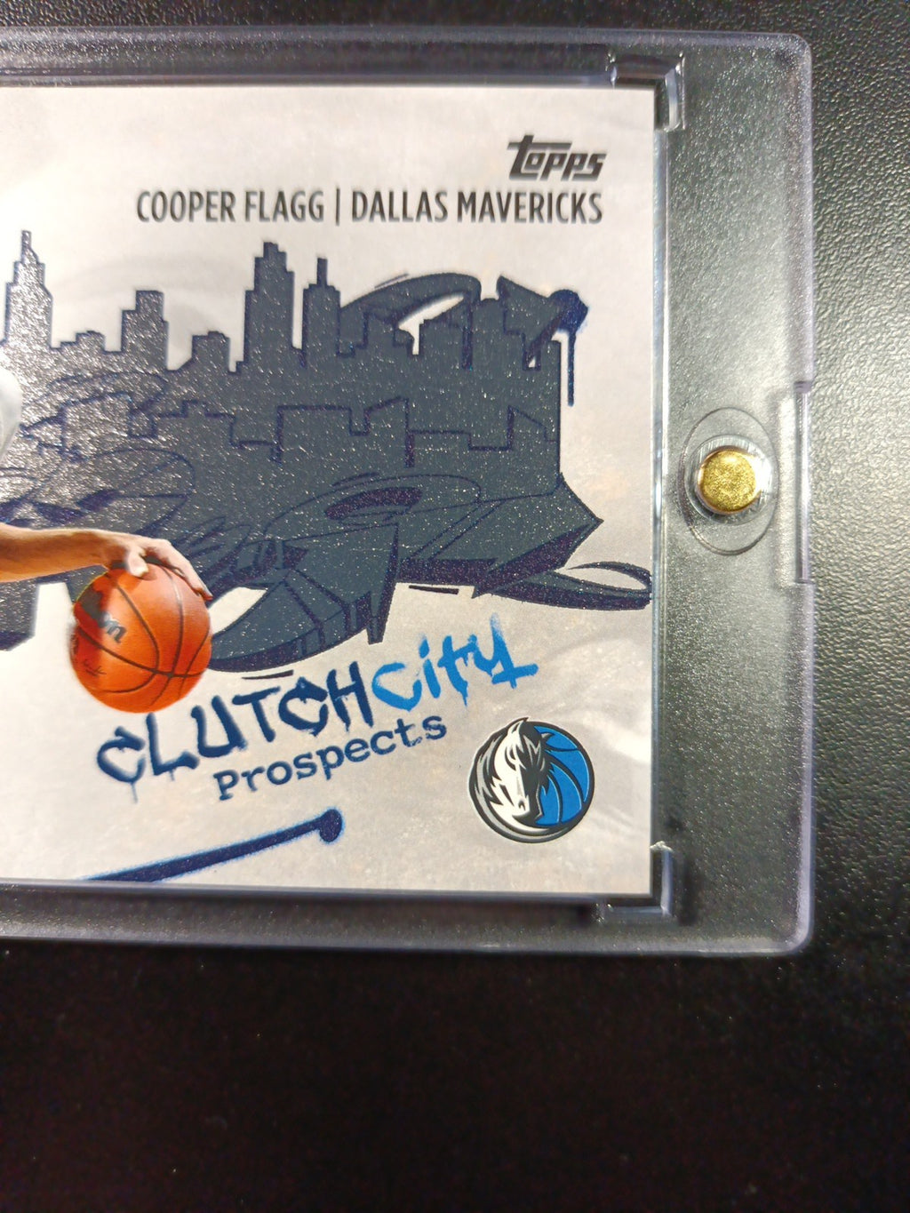 #1 Cooper Flagg Rookie Graffiti Clutch City Foil Card 2025-26 Topps Basketball