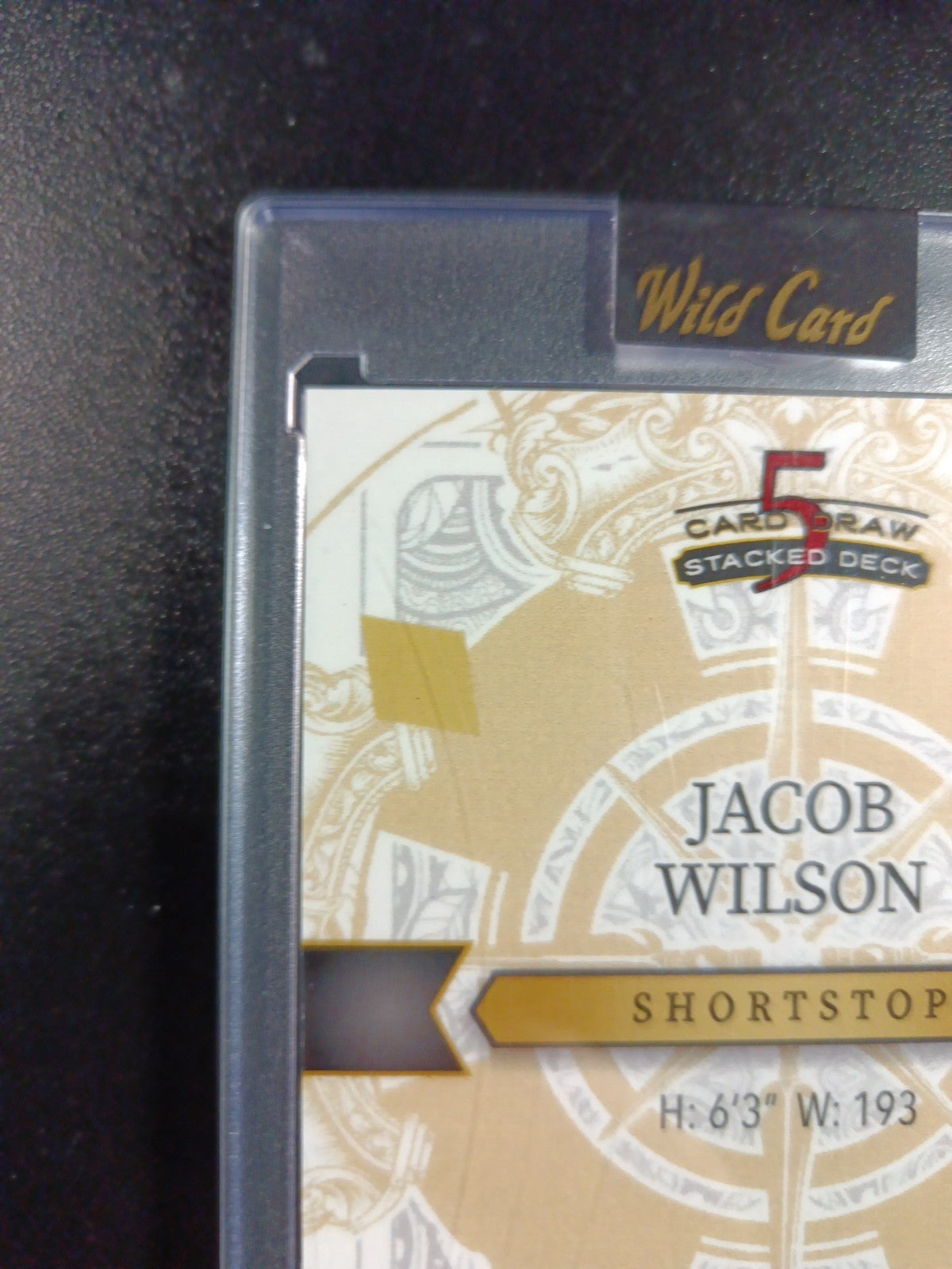 RARE # 1/1 Autograph Jacob Wilson Rainbow Prizm Rookie Baseball Wild Card /1