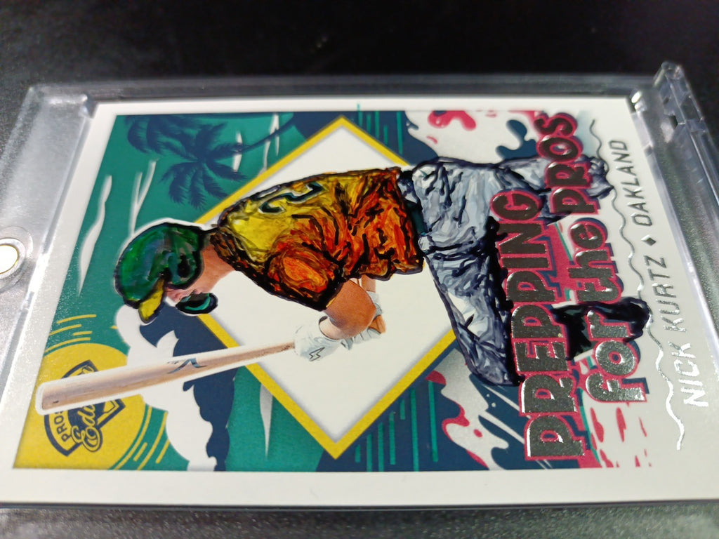 Nick Kurtz Artist Sketch Card Rookie Panini Prepping For the Pros 2024 Gift Idea