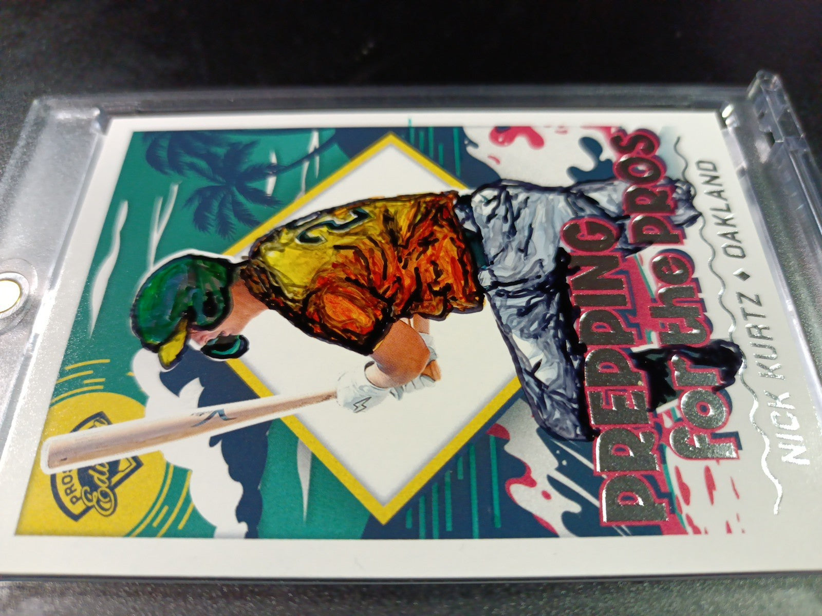 Nick Kurtz Artist Sketch Card Rookie Panini Prepping For the Pros 2024 Gift Idea