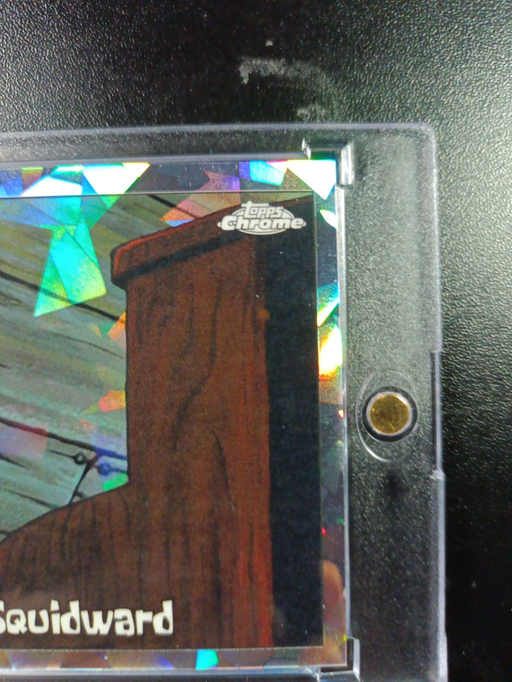 SpongeBob /25 Night Shift Manager Hopalong Squidward Cracked Ice Variant Card