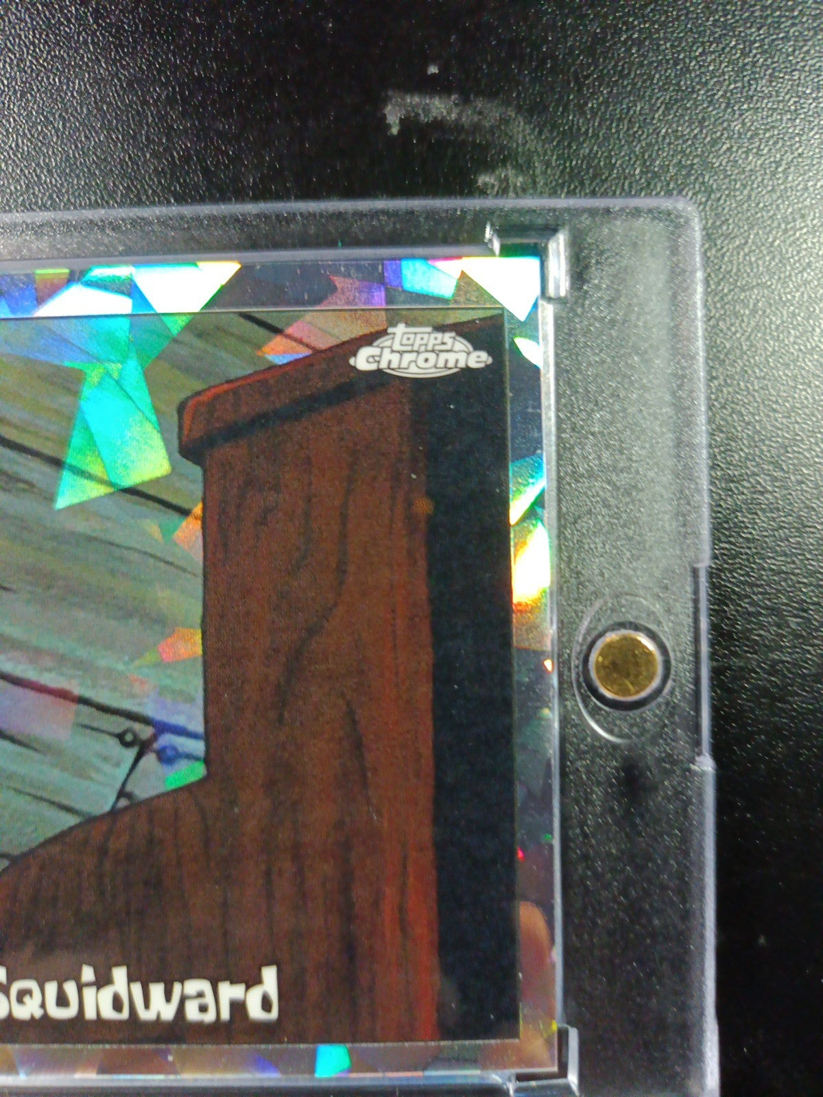 SpongeBob /25 Night Shift Manager Hopalong Squidward Cracked Ice Variant Card