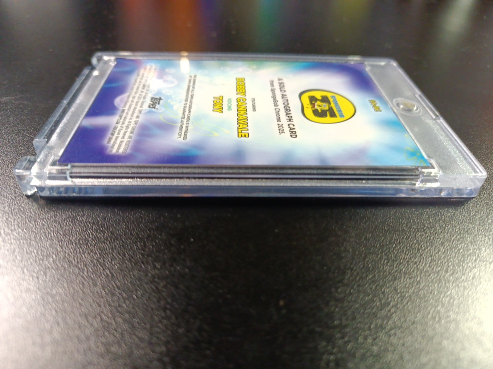 SpongeBob Refractor Autograph Tony Bobby Cannavale Card Topps Case Hit