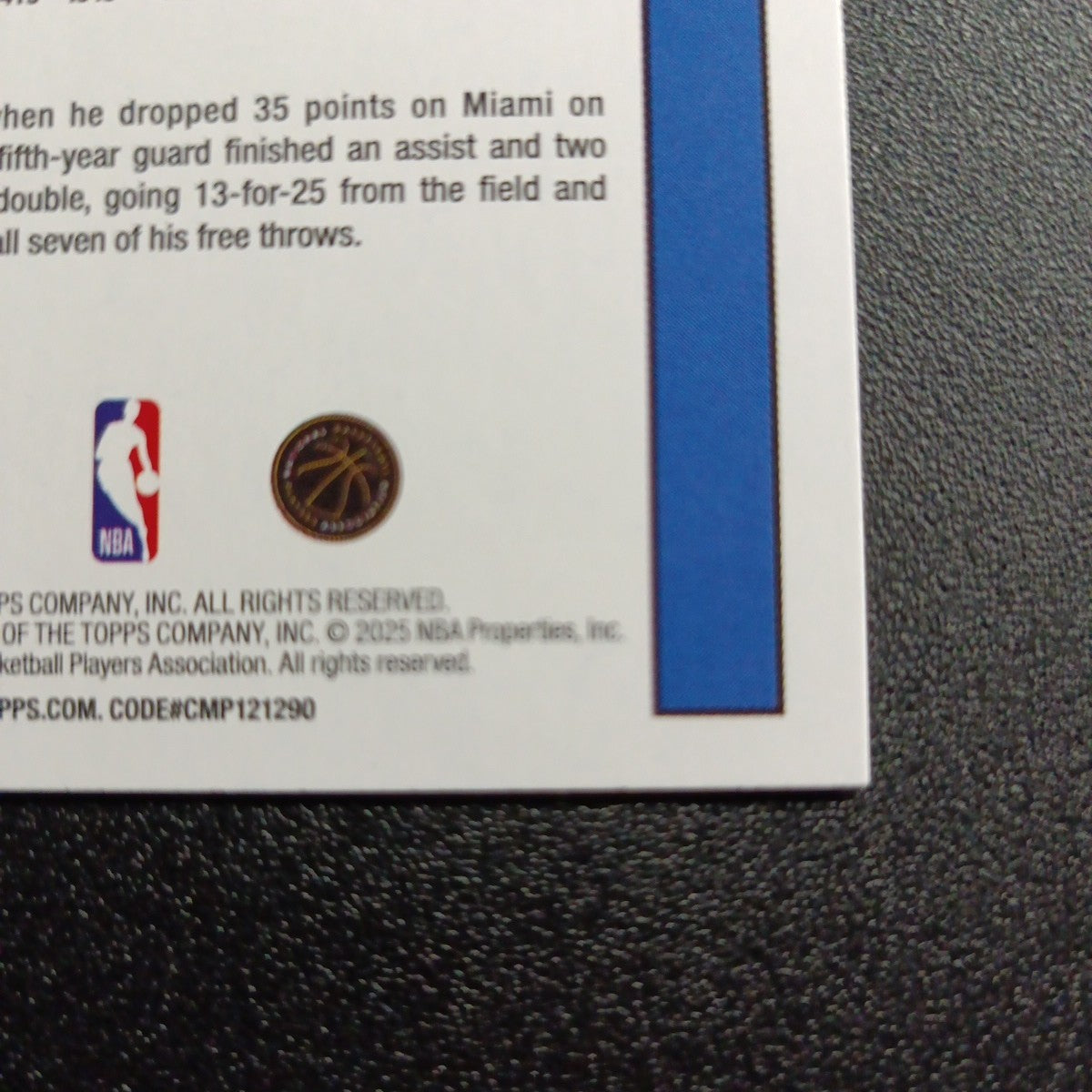 2025-26 Topps Basketball Card Cole Anthony Silver Foil 45th Anniversary