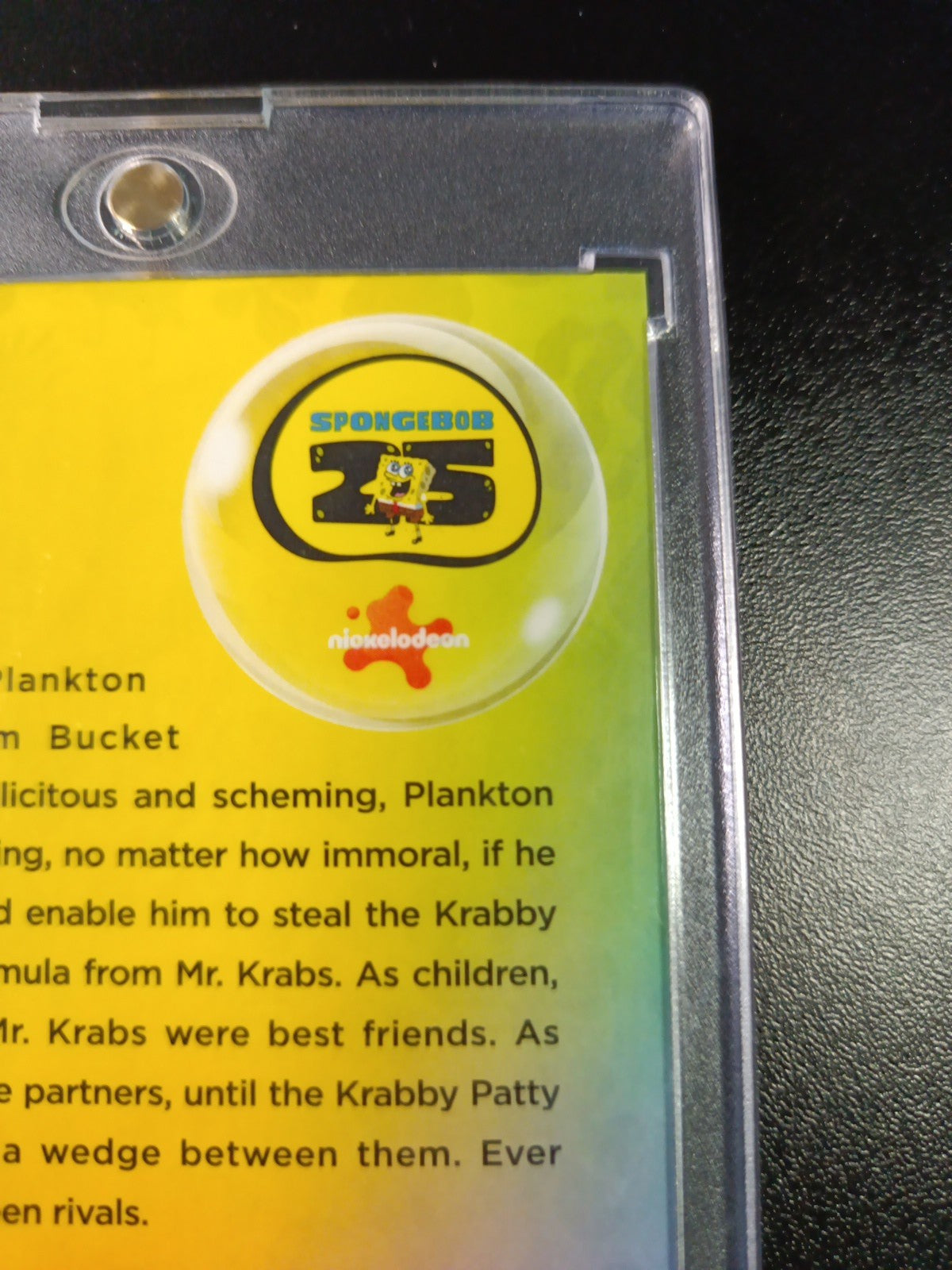 SpongeBob #/199 Plankton Aqua Green Wave Prizm Refractor Topps Chrome 2025