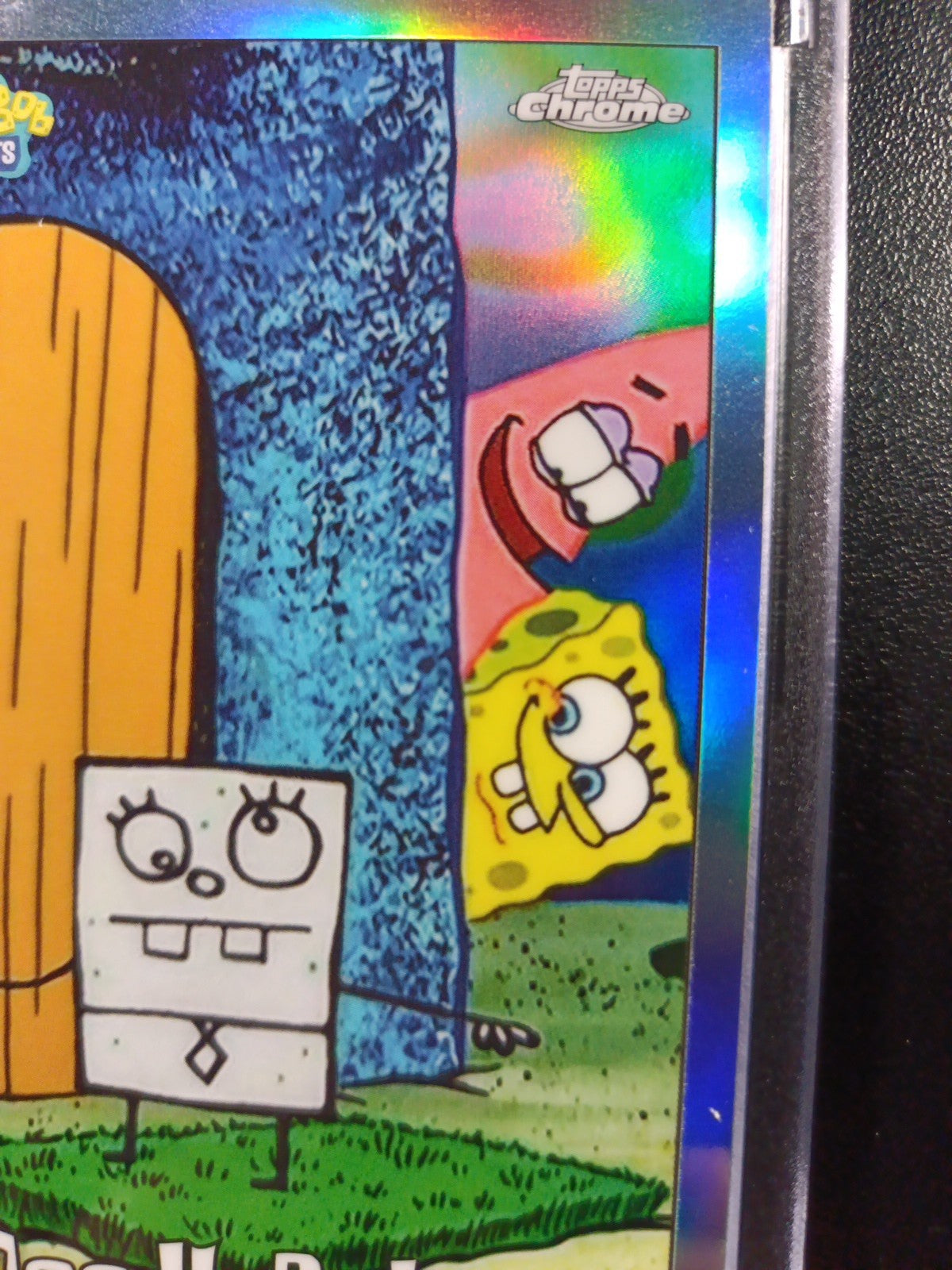 SpongeBob DoodleBob #2 Refractor Parallel Trading Card Topps Chrome 2025