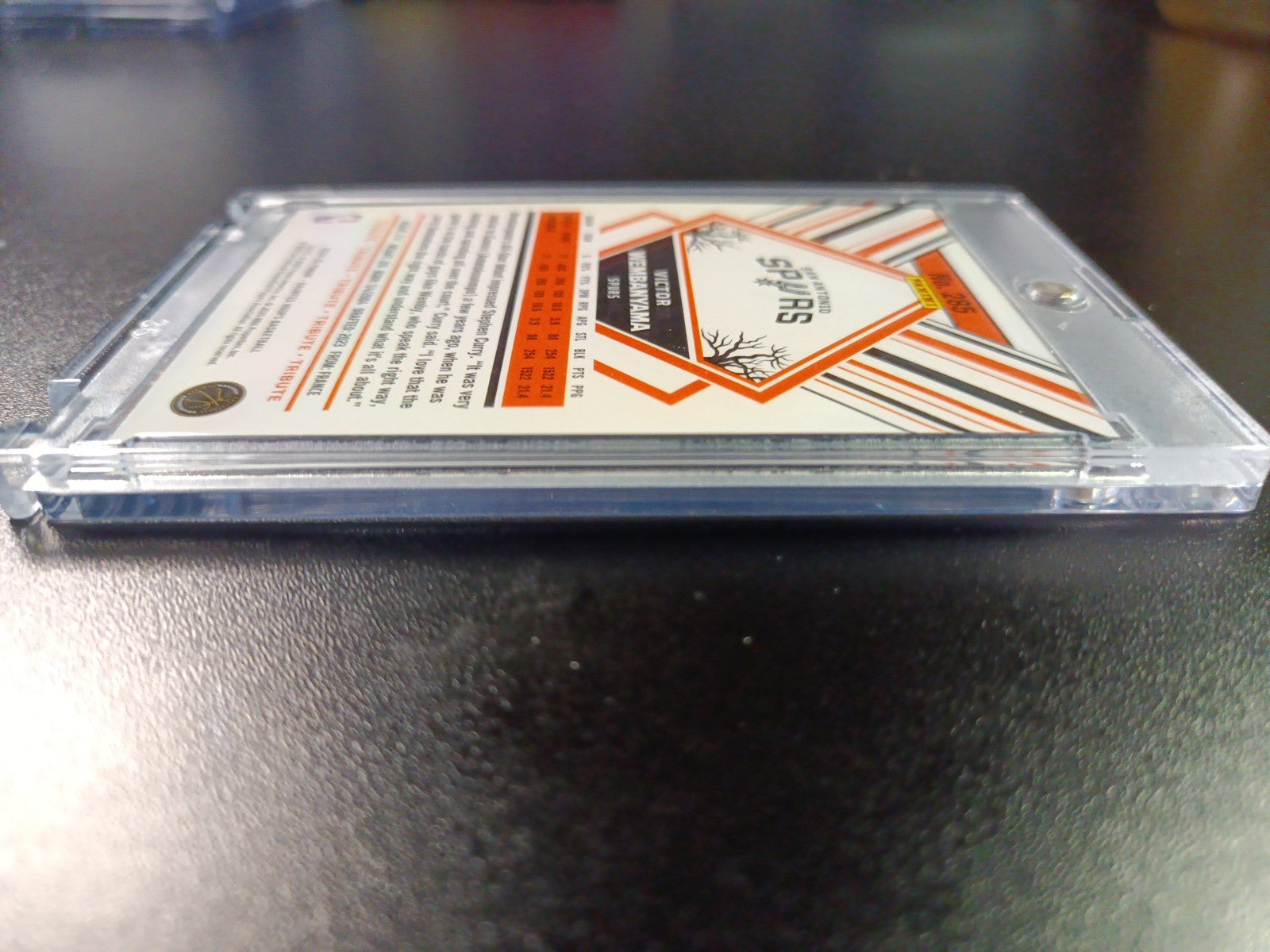 Spider Web Holo Wembanyama NBA Haunted Hoops 2024-25 Basketball Card Spurs Prizm