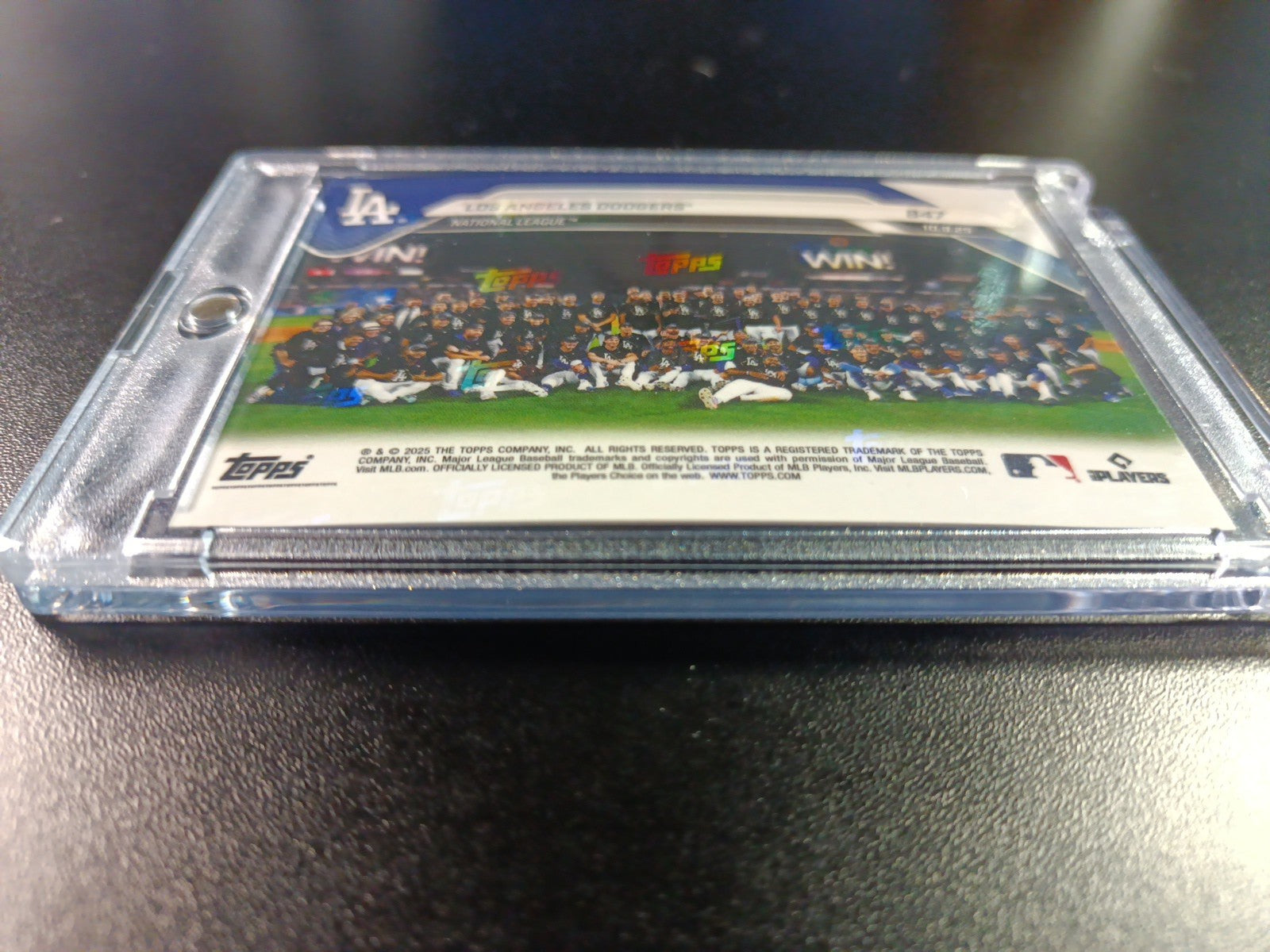 4/50 Gold Foil Topps NOW 847 Dodgers To World Series Case Hit MLB Baseball Card