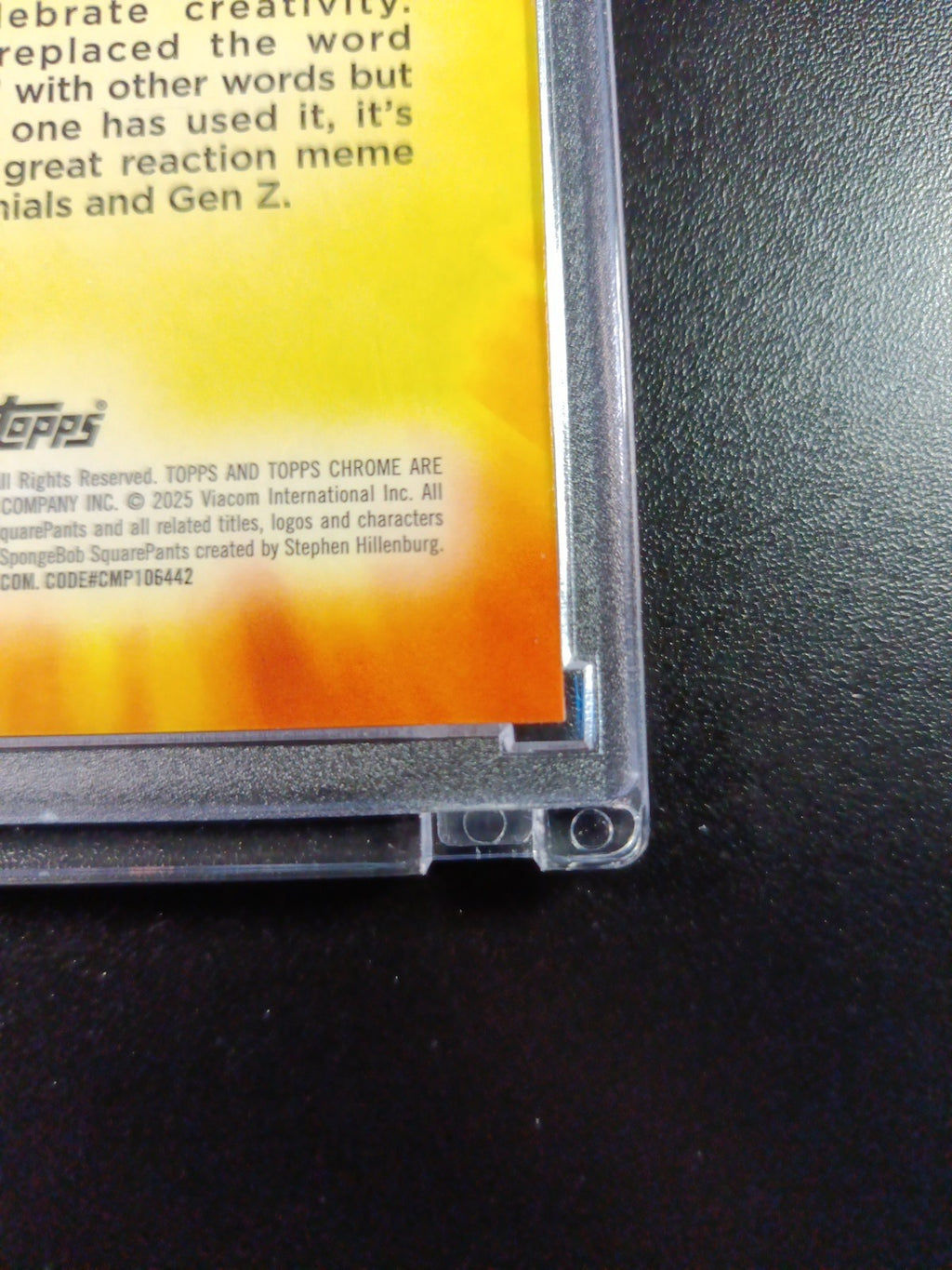 SpongeBob Masterful Memes Imaginaaation pongeBob Card Topps Case Hit MM-4