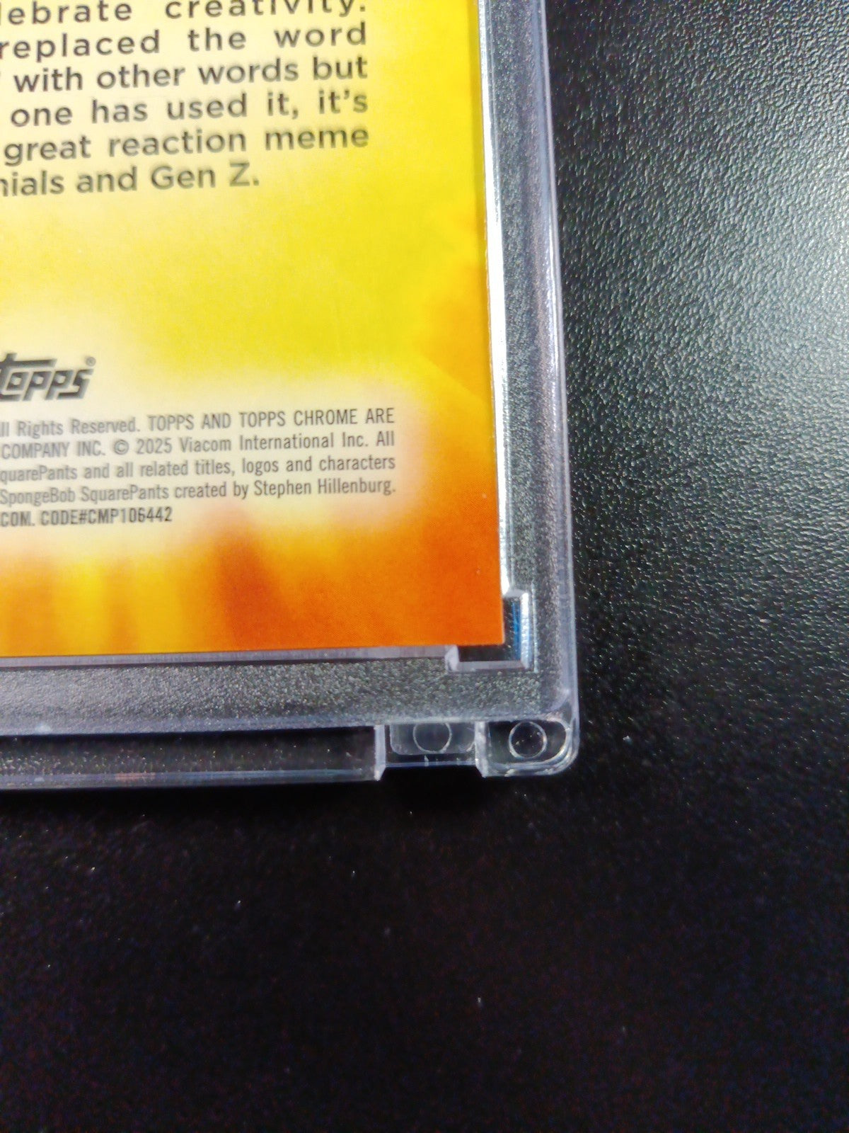 SpongeBob Masterful Memes Imaginaaation pongeBob Card Topps Case Hit MM-4