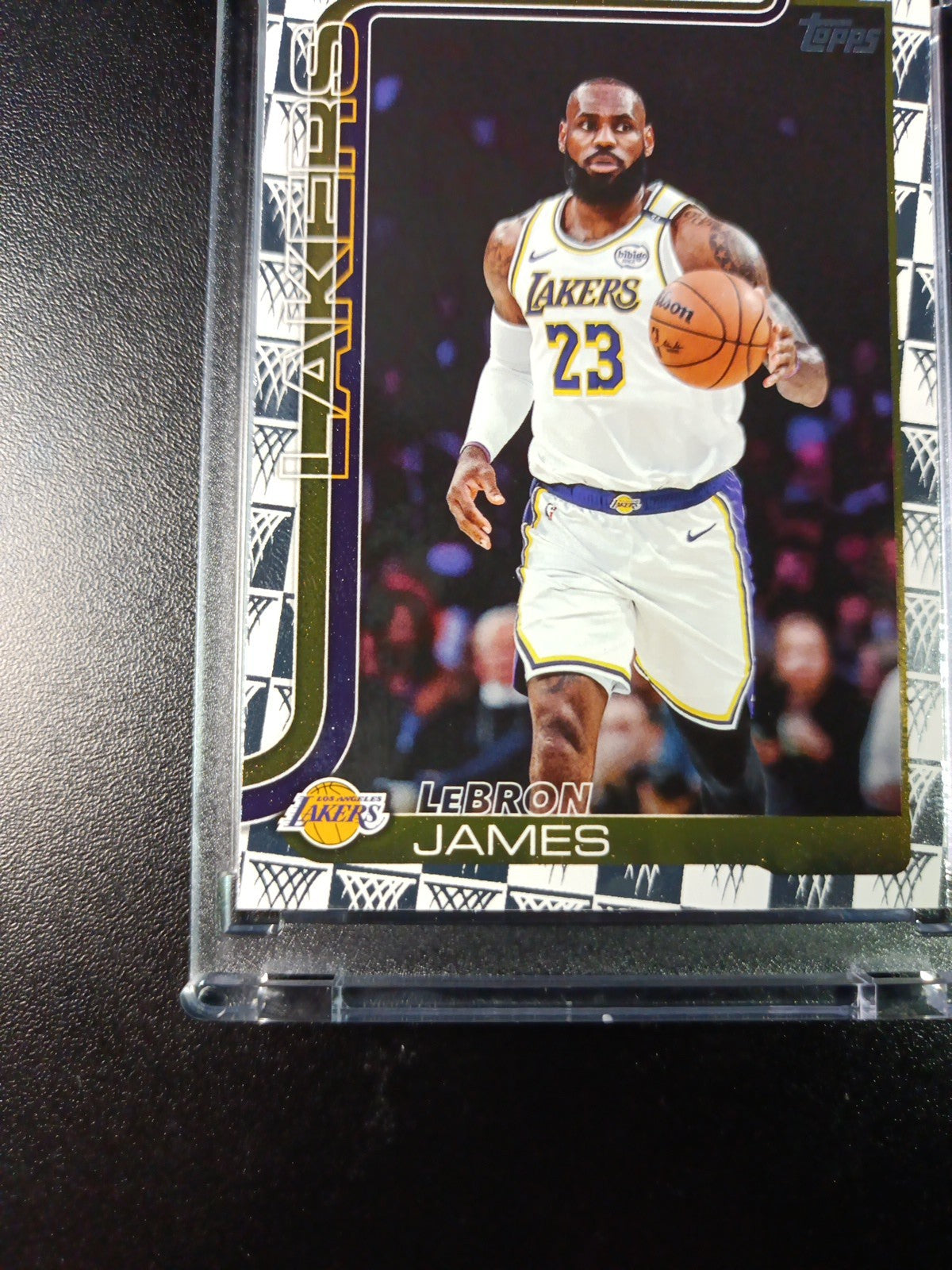 LeBron James Season Tip Off Gold Foil Card 2025-26 Topps Basketball Card Lakers