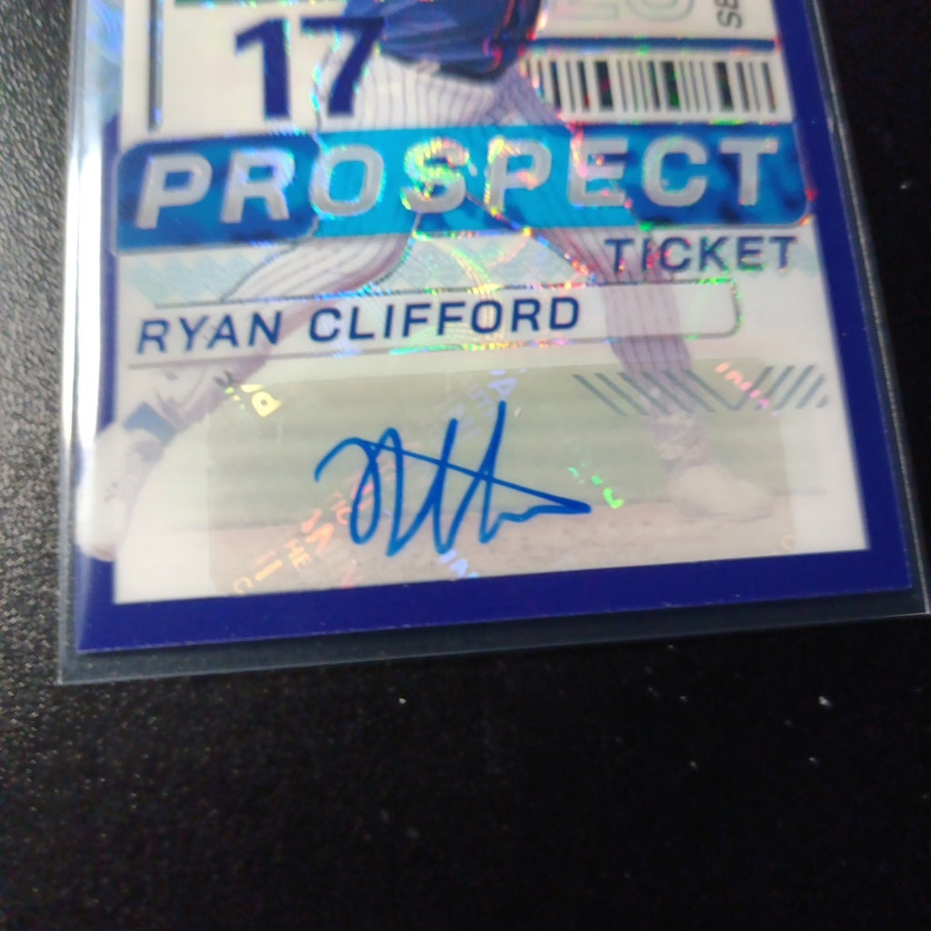 # /49 Prizm Autograph Ryan Clifford Panini Prospect Rookie Baseball Card 2024